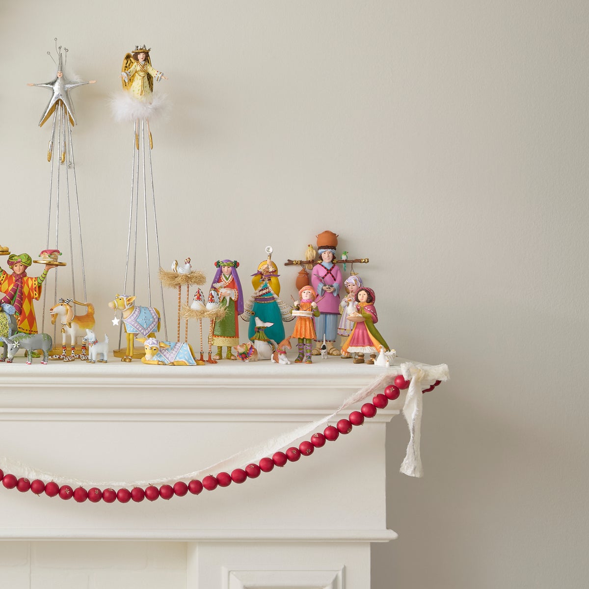 Patience Brewster Nativity Little Drummer Boy & Dog Figures - Image 4