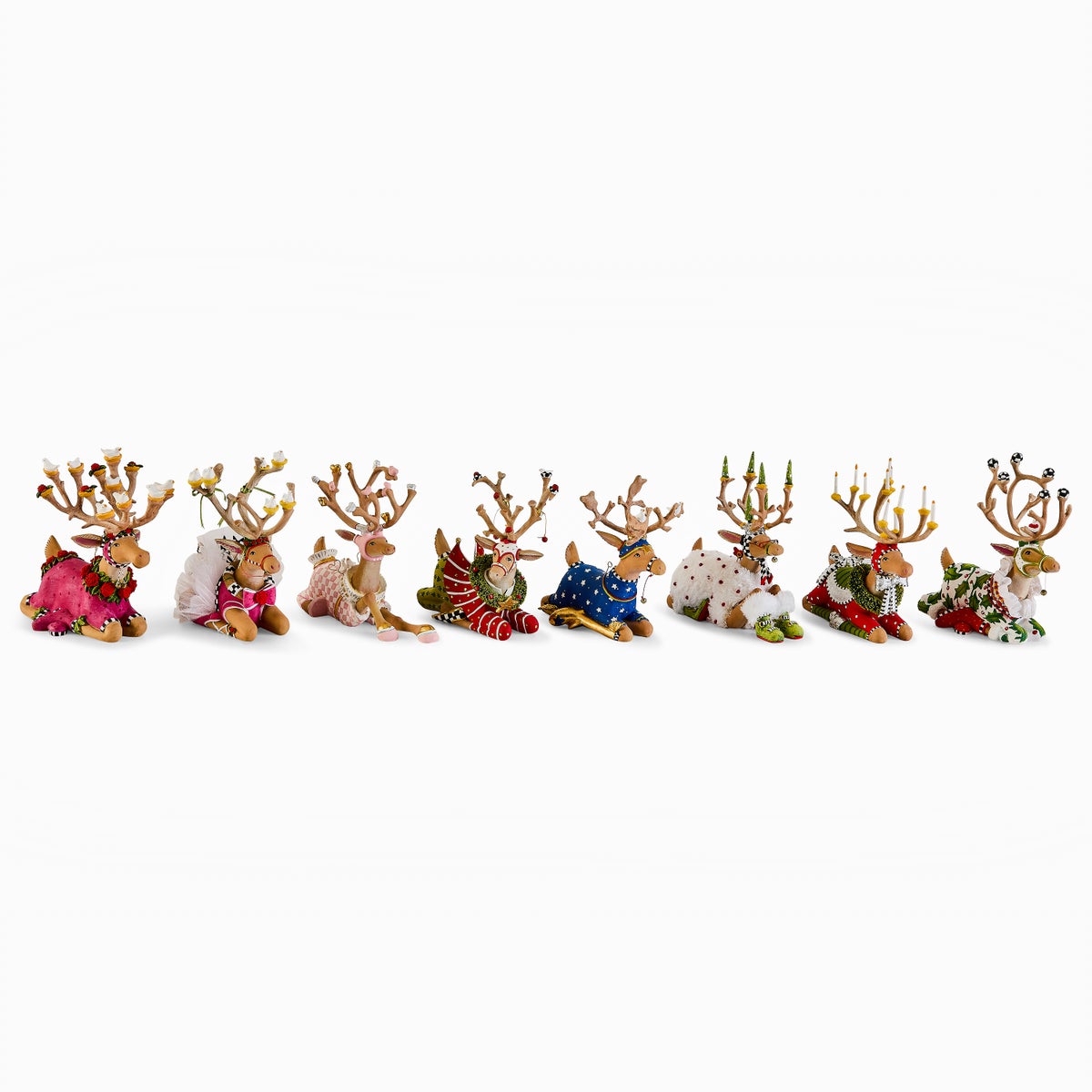 Patience Brewster Dash Away Sitting Comet Reindeer Figure - Image 8