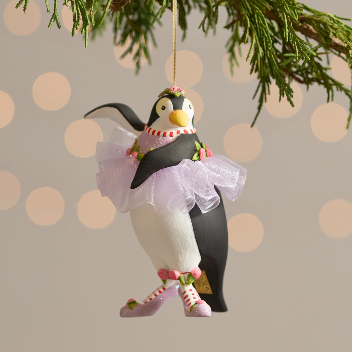 Patience Brewster Penguins En Pointe Ornaments, Set of 4 - Image 5
