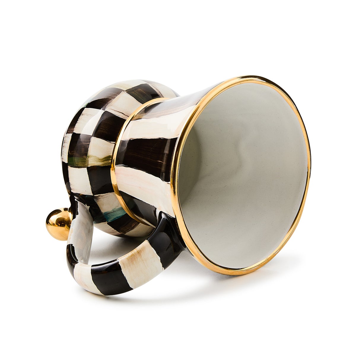 Courtly Check Ceramic Mug - Image 3