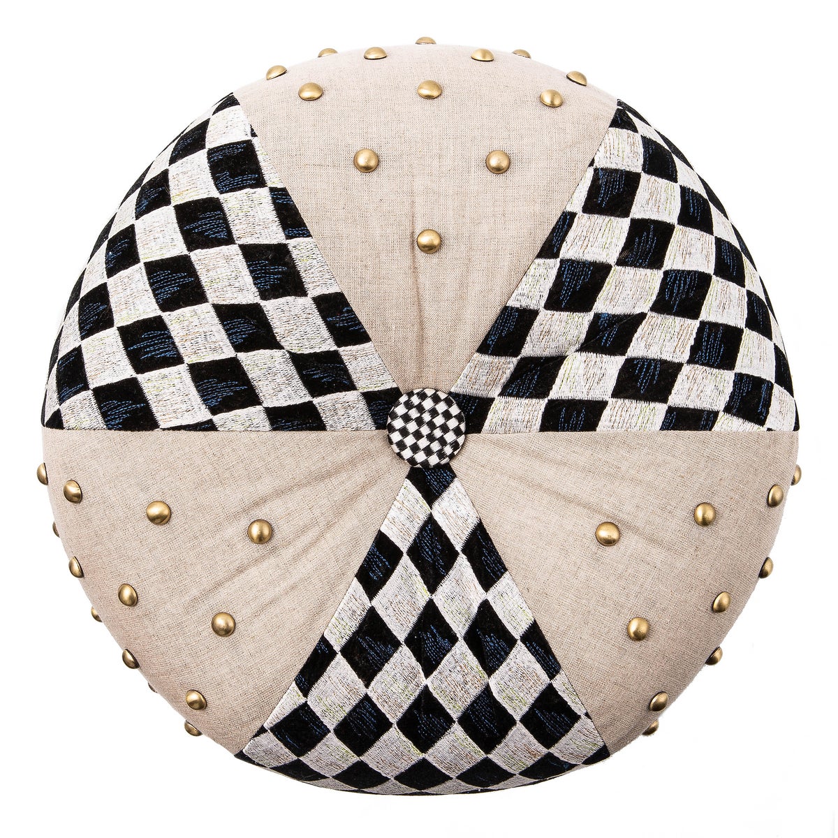 Diamond and Dot Footstool - Image 4