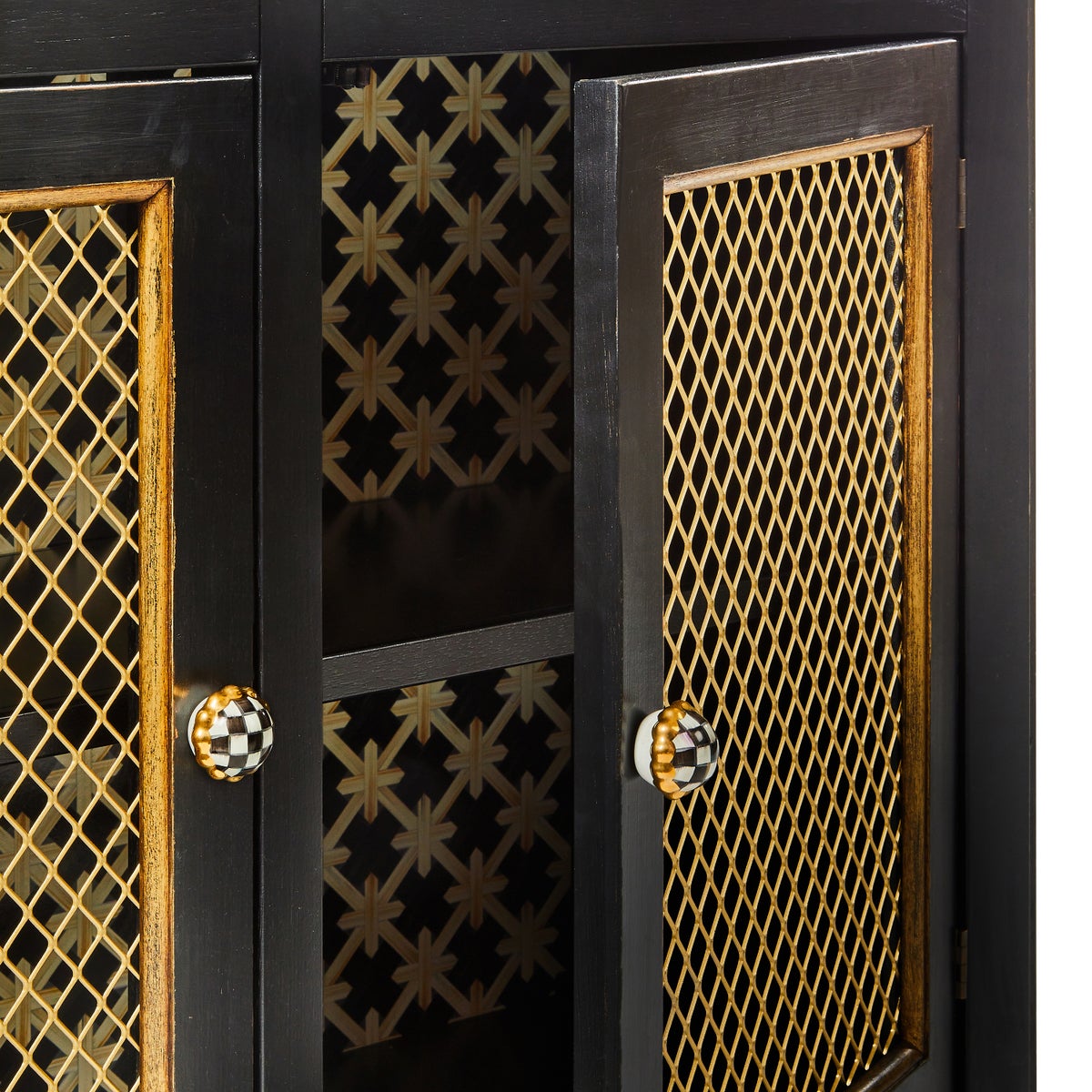 Courtly Criss-Cross Small Cabinet - Image 3