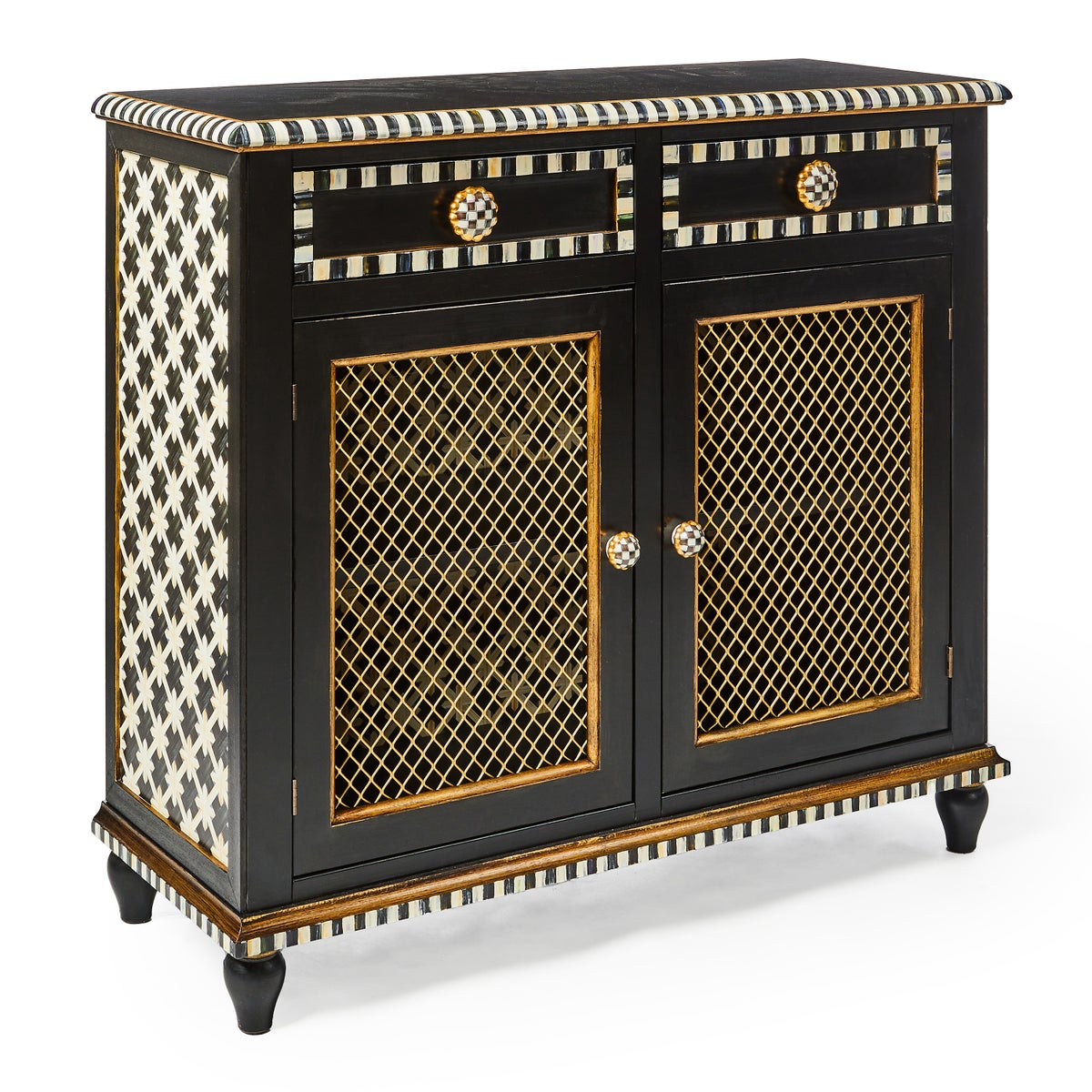 Courtly Criss-Cross Small Cabinet - Image 4