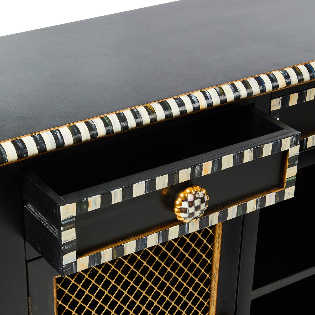 Courtly Criss-Cross Small Cabinet - Image 6