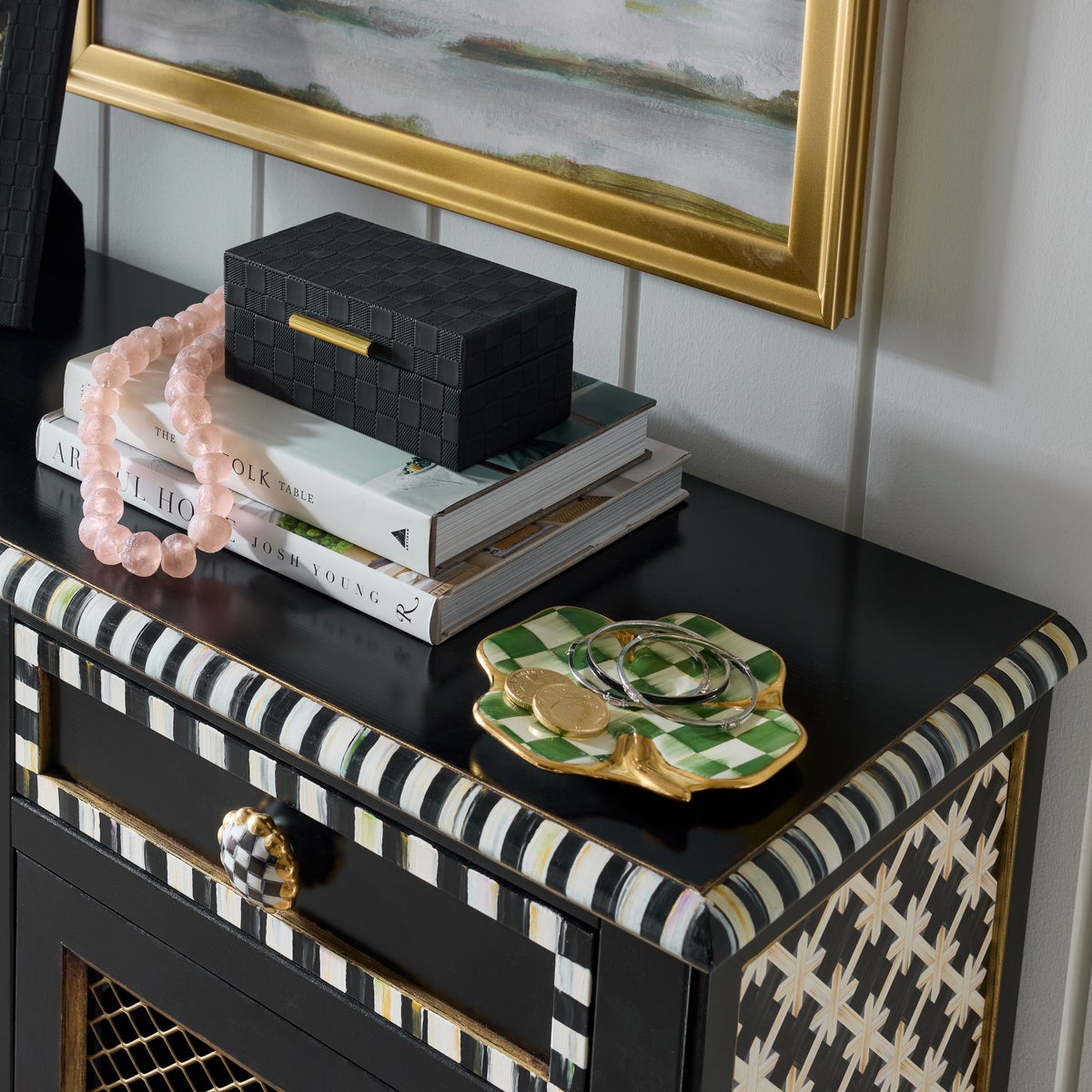 Courtly Criss-Cross Small Cabinet - Image 8