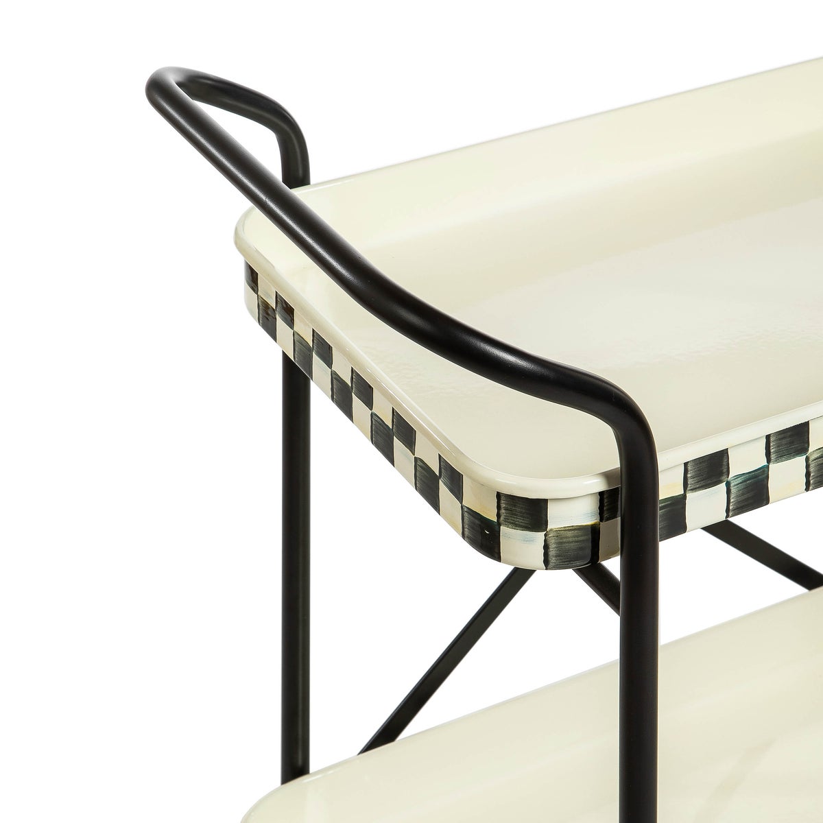 Courtly Check 2-Tier Kitchen Cart - Image 3
