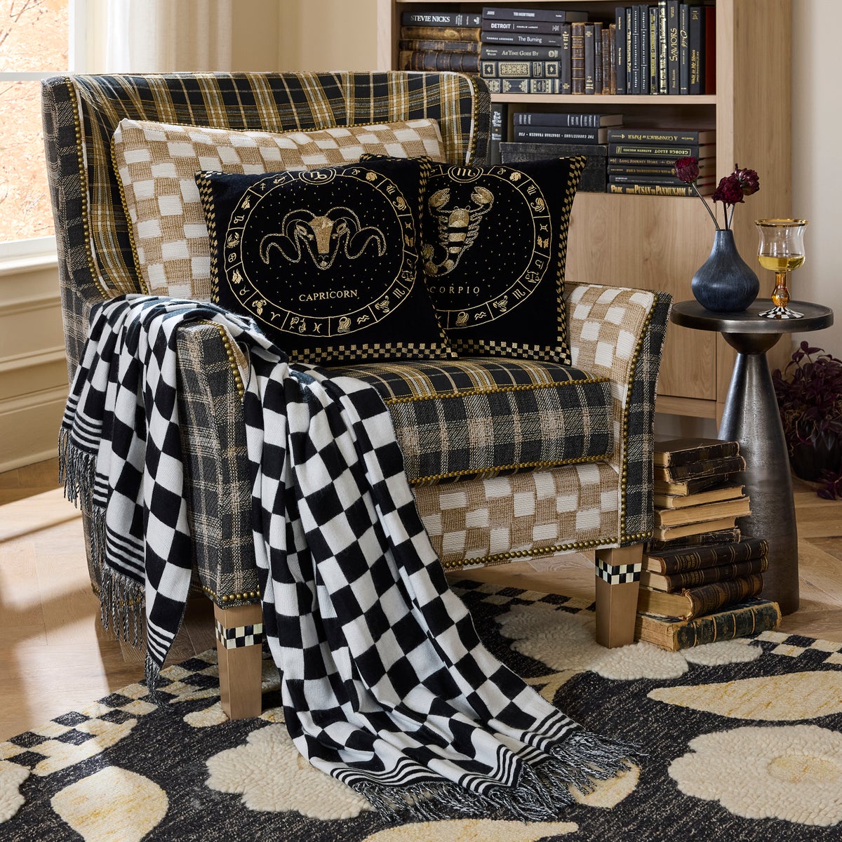 Mad for Plaid Wing Chair - Image 2