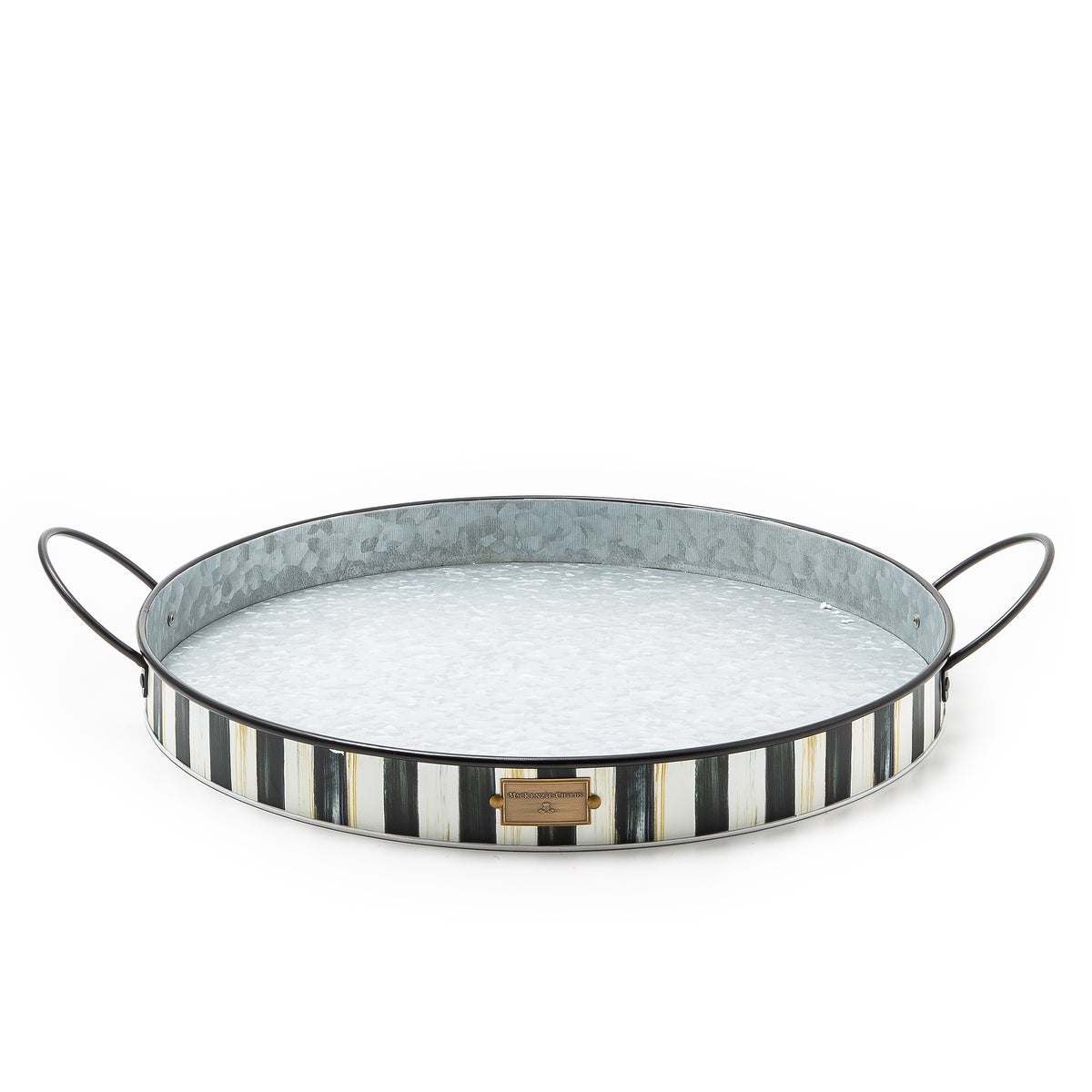 Spectator Galvanized Serving Trays, Set of 2 - Image 3