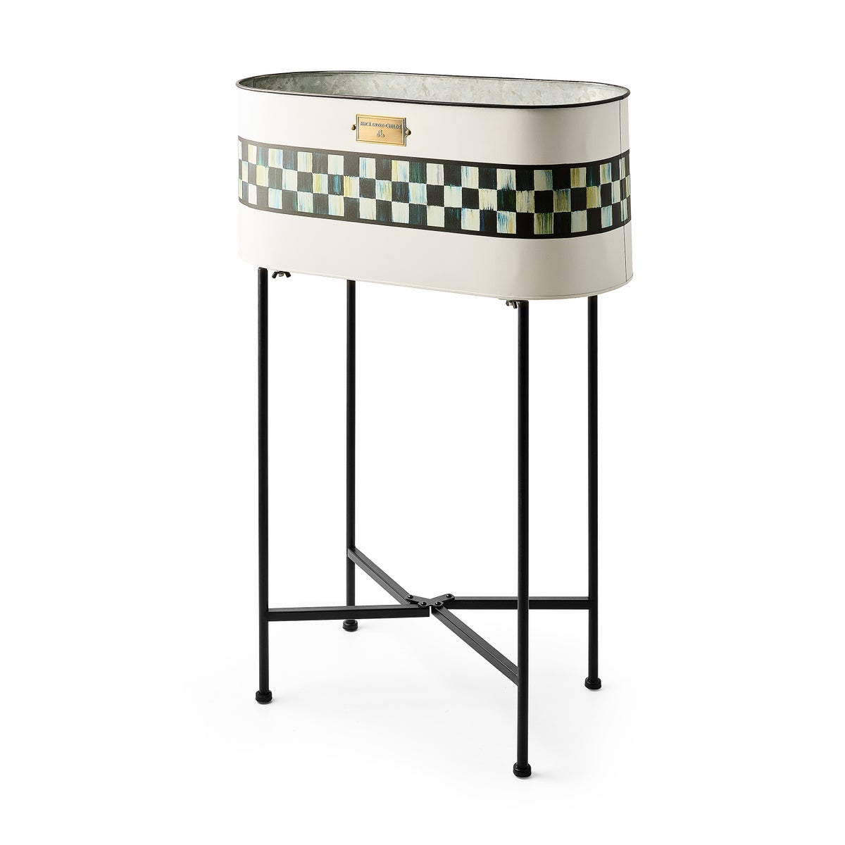 Spectator Galvanized Standing Planter - Image 3