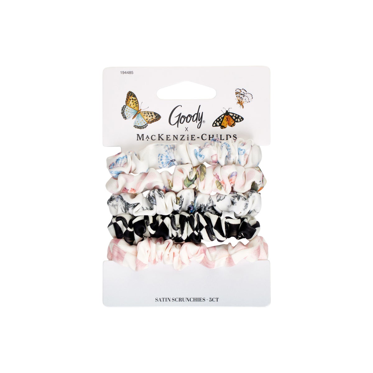 Goody Skinny Satin Scrunchies 5CT