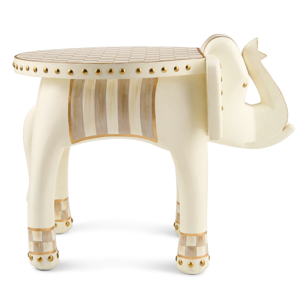 Mocha Elephant Pedestal - Image 5