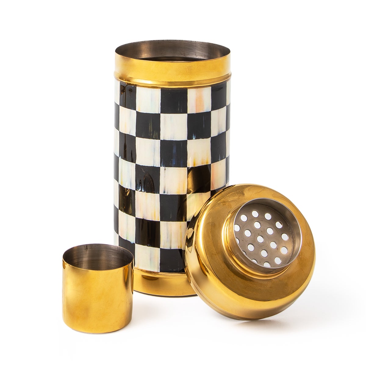 Courtly Check 3260 Gold Cocktail Shaker - Image 3