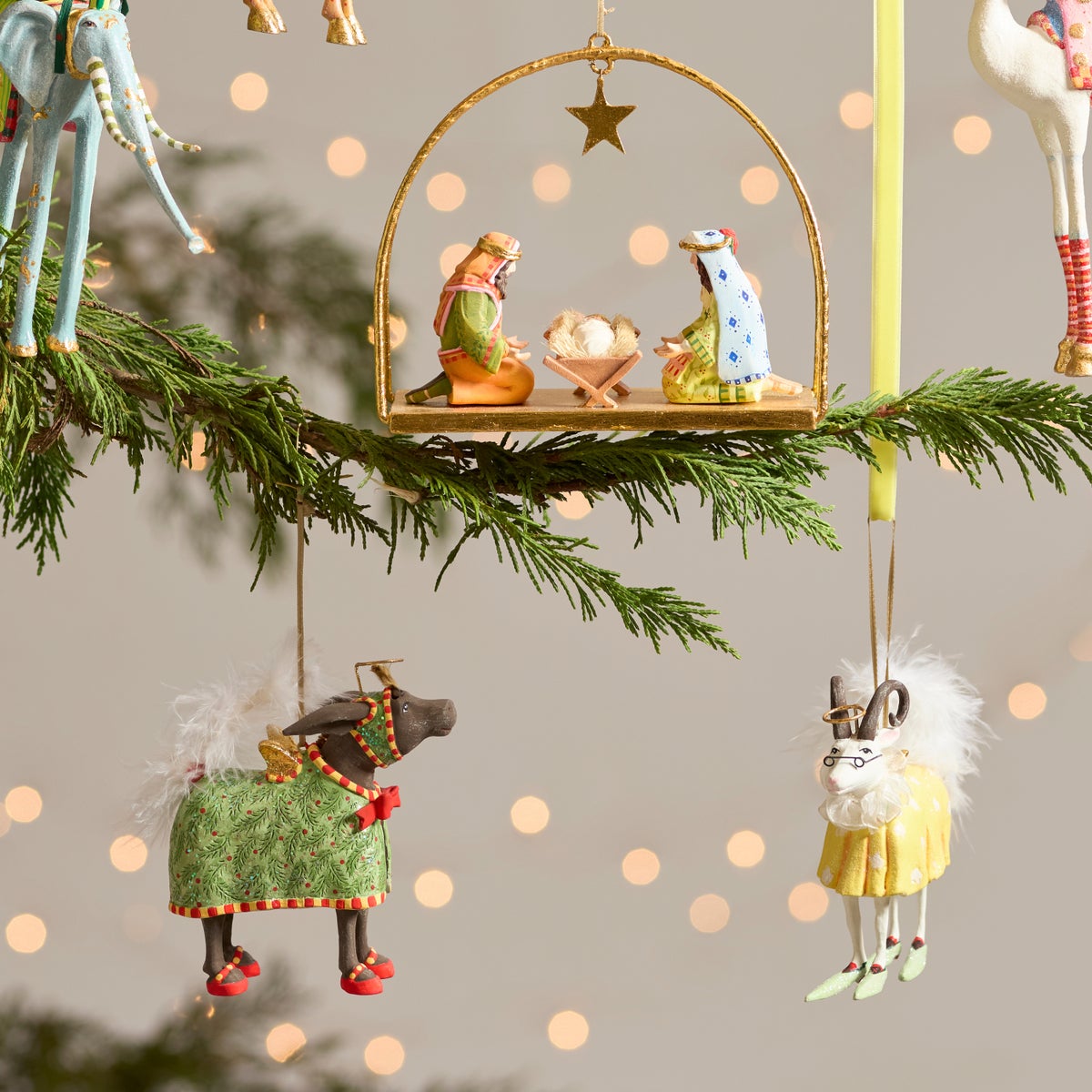 Patience Brewster Nativity David Donkey Ornament - Image 3