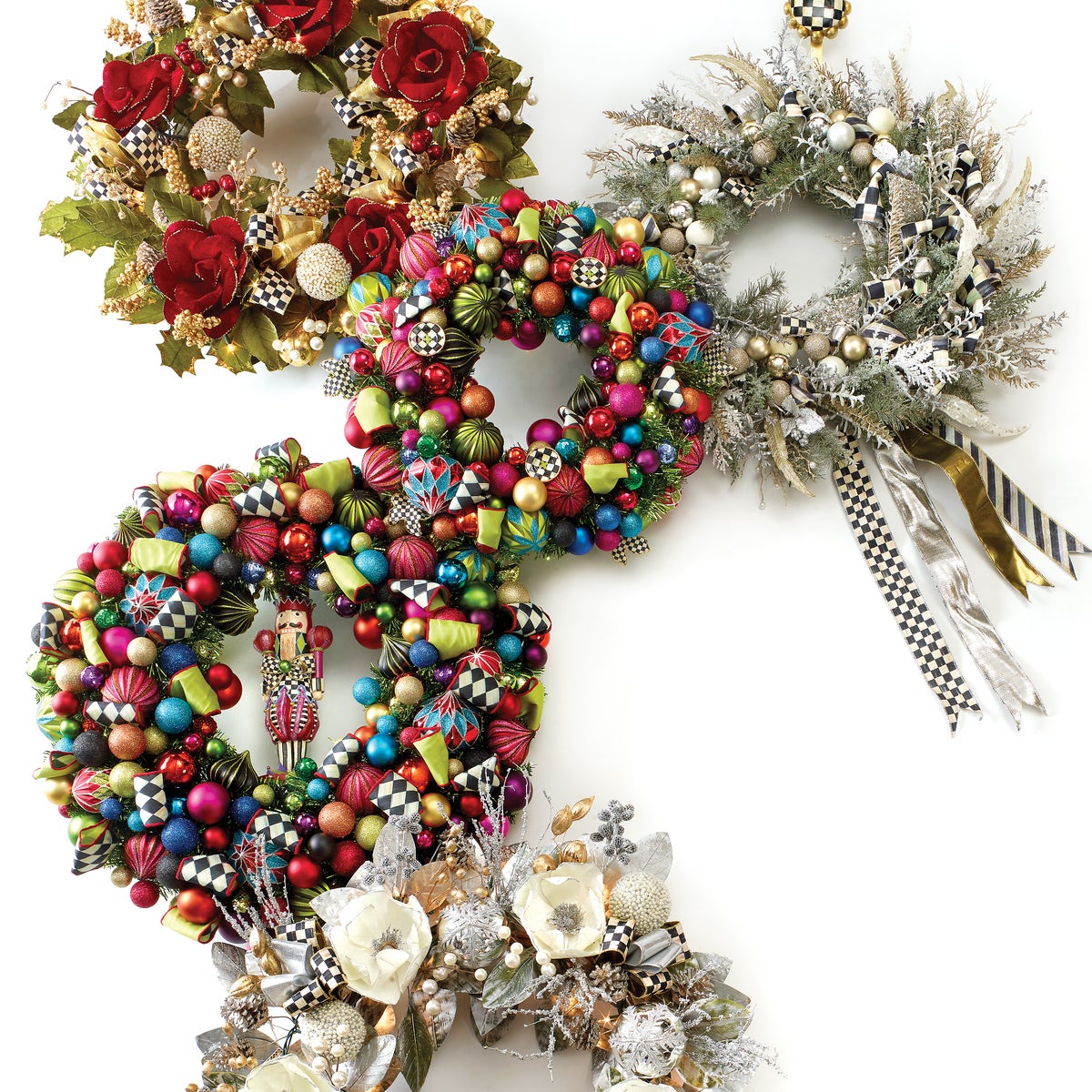 Courtly Check Wreath Hanger - Image 5