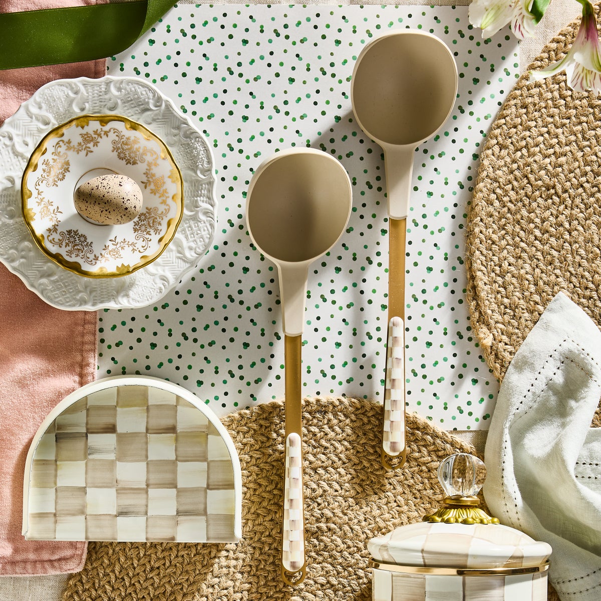 Mocha Check Ladle - Image 2