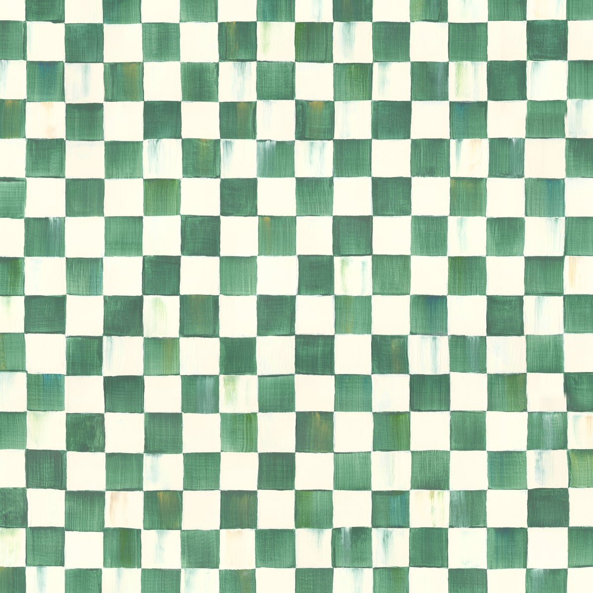 Emerald Check Gift Wrap, Set of 2