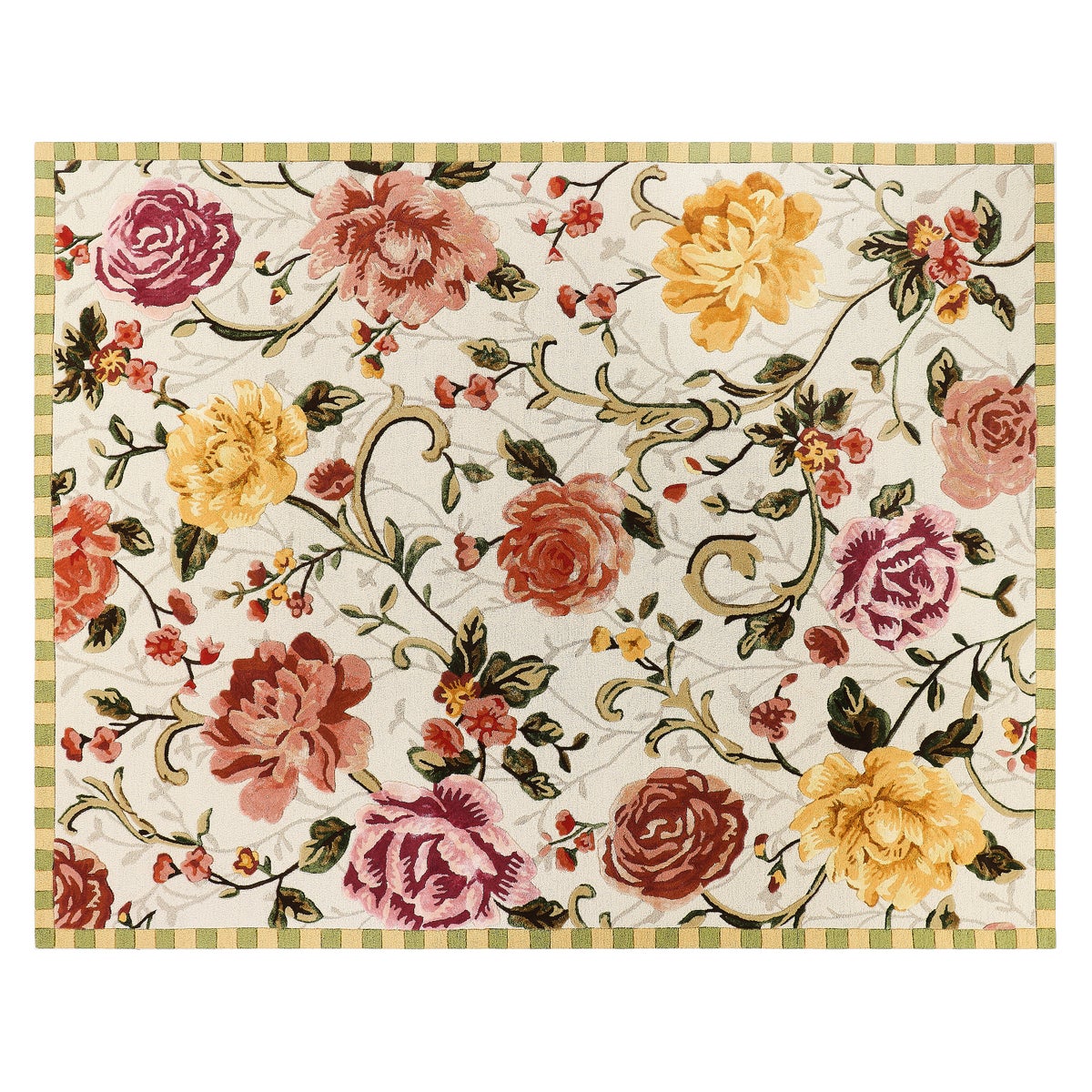 Golden Peonies 8' x 10' Rug