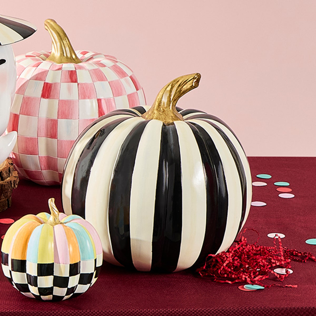 Courtly Stripe Glossy Medium Pumpkin - Image 2