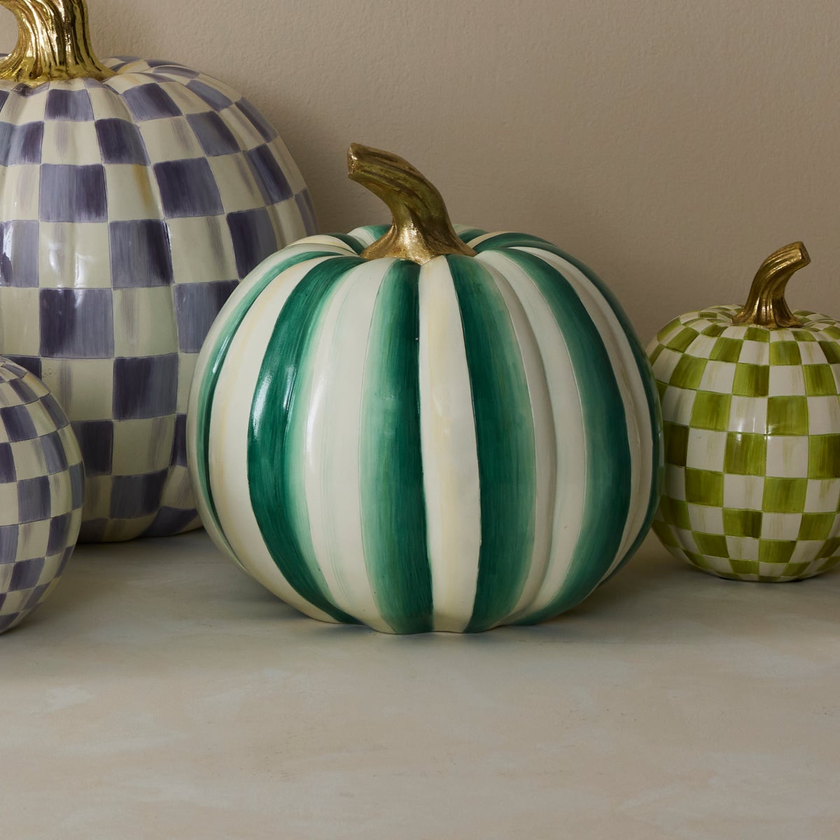 Emerald Stripe Medium Pumpkin - Image 4