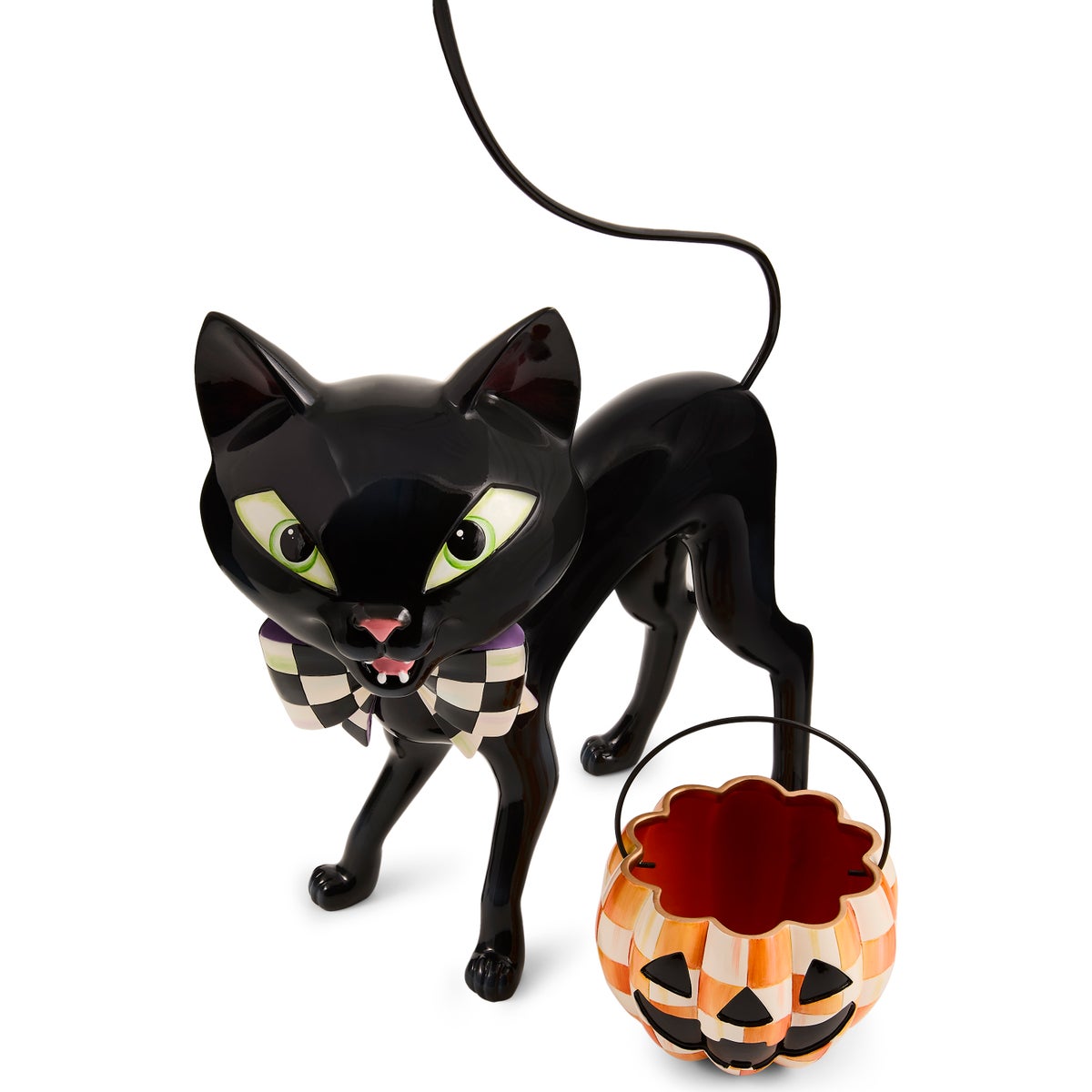 Courtly Cat with Pumpkin Bucket - Image 4