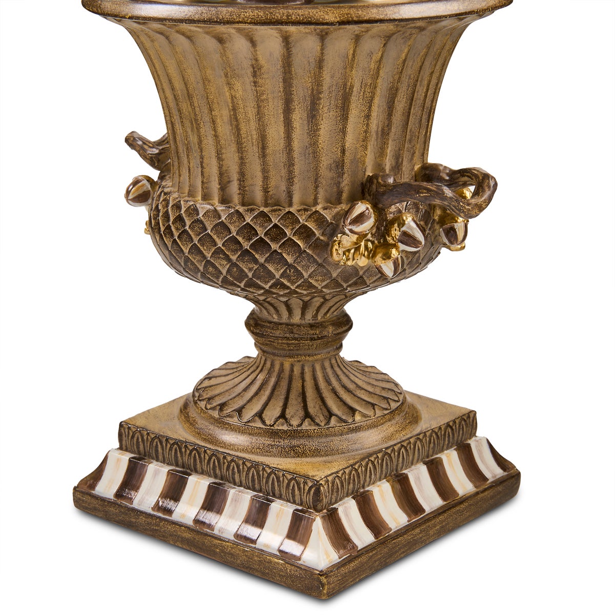Tabletop Stacked Pumpkins in Urn - Image 4