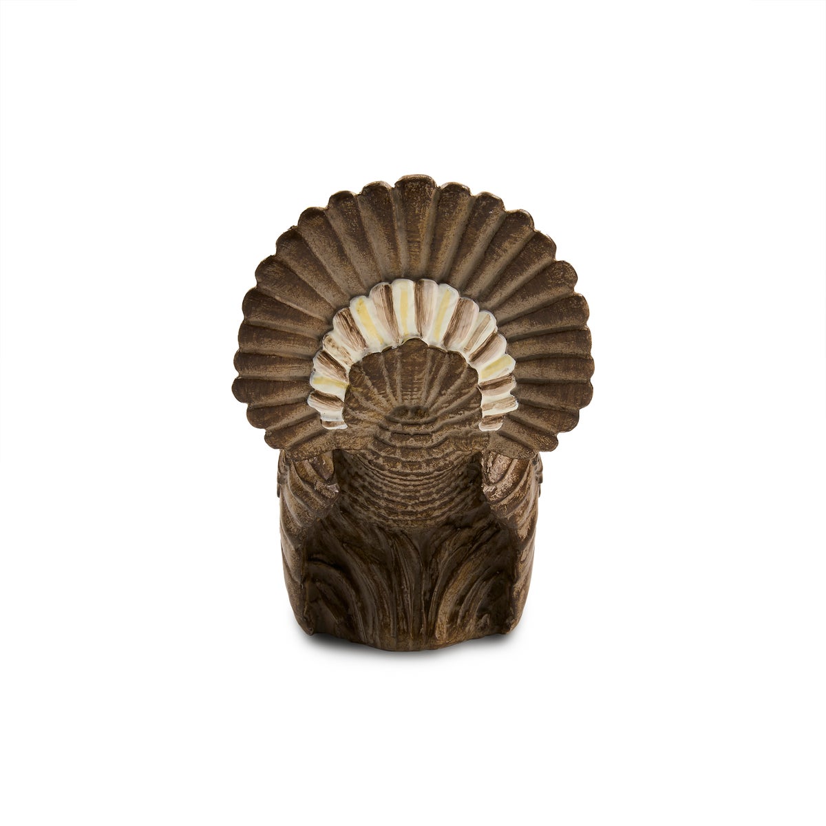 Mocha Check Mini Turkey Figurine - Image 4