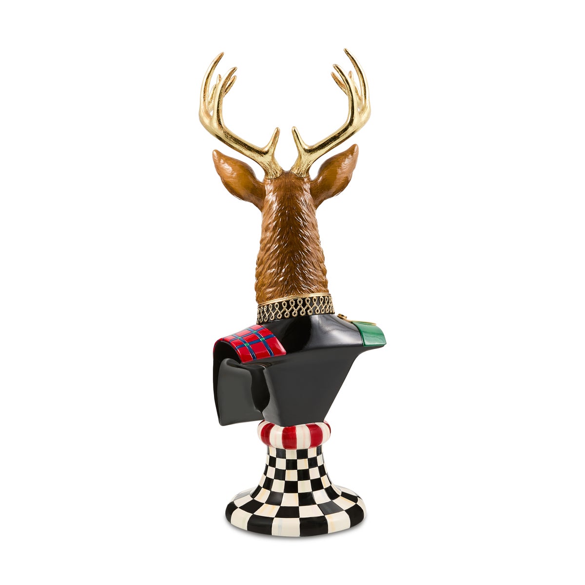 Timeless Tartan Stag Head Bust - Image 5