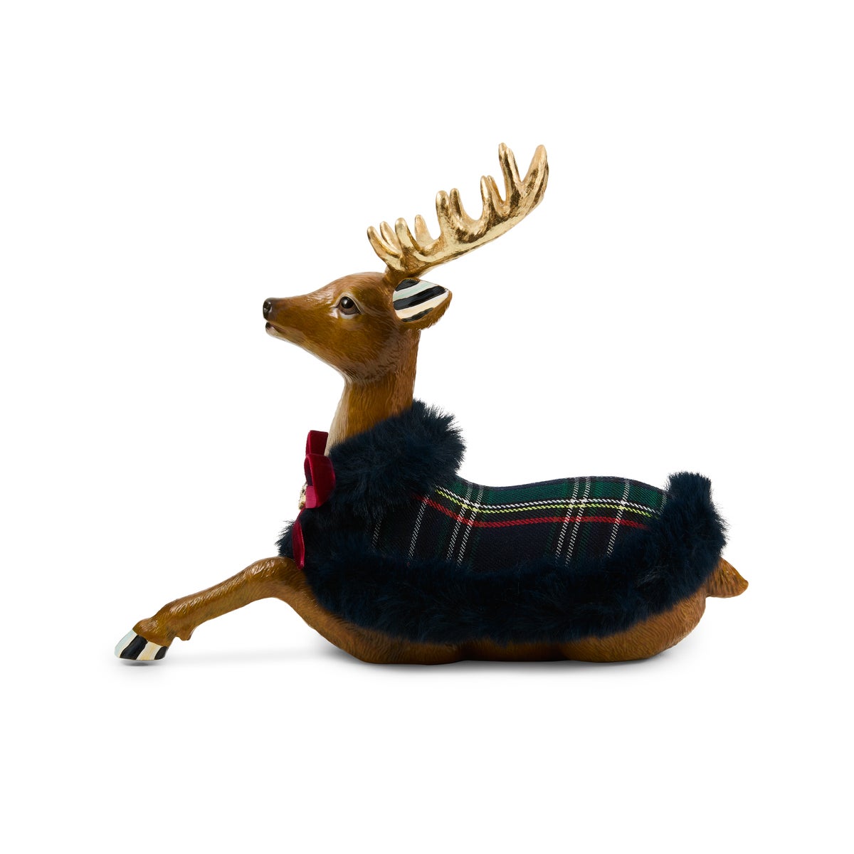 Timeless Tartan Resting Deer - Image 4