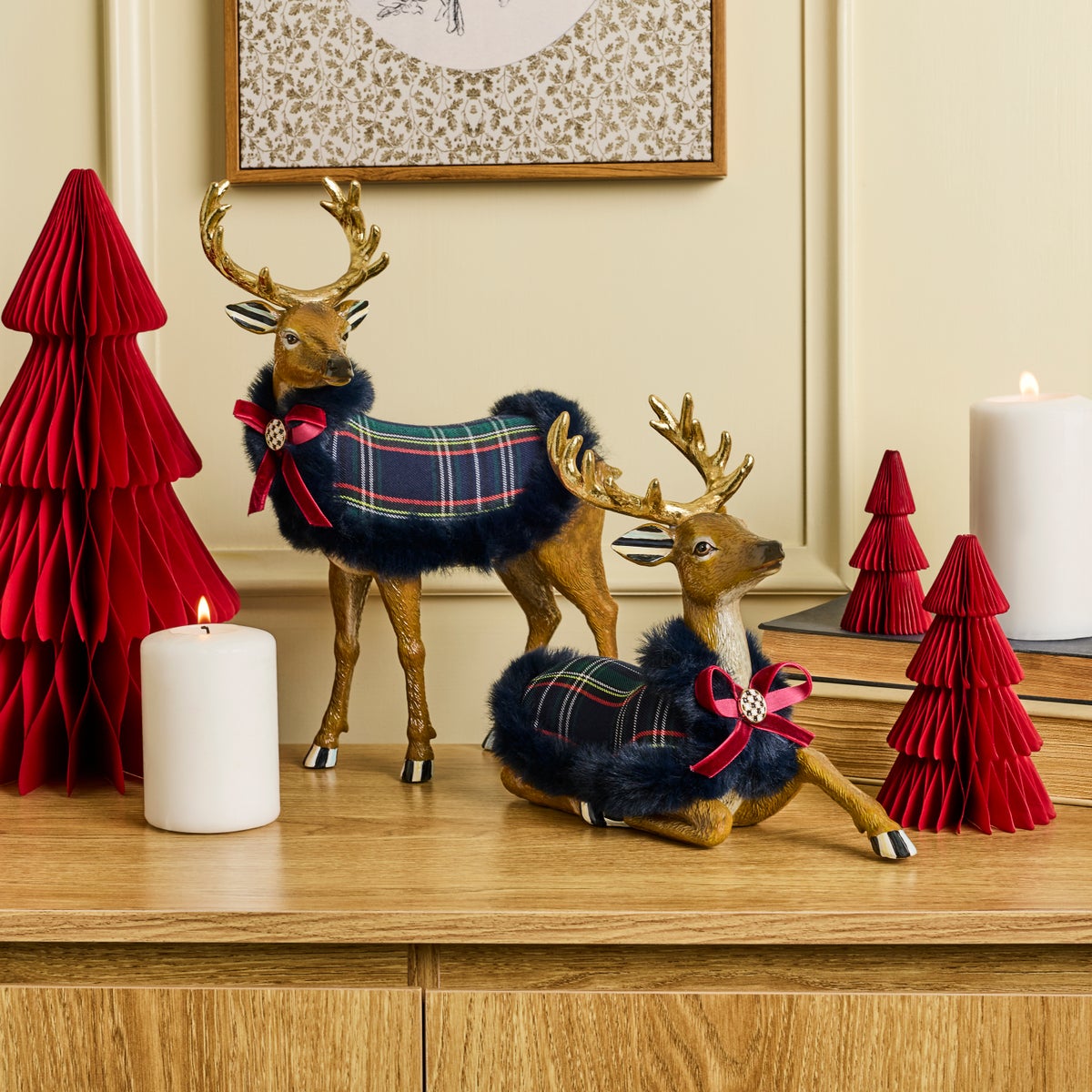 Timeless Tartan Standing Deer - Image 2
