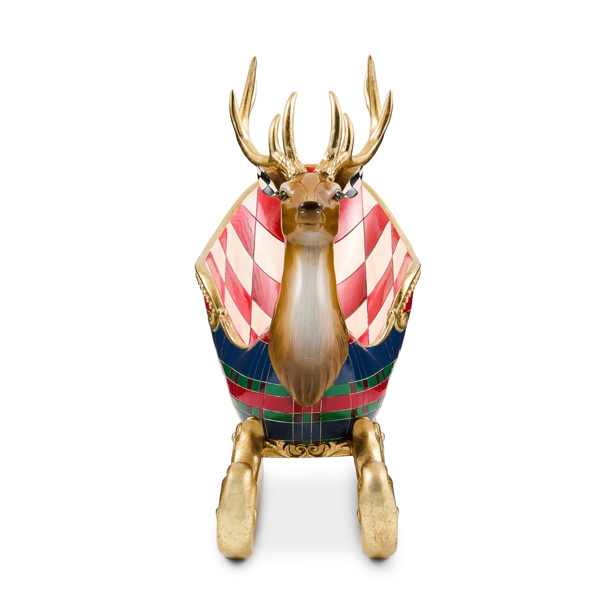 Timeless Tartan Deer Sleigh - Image 4
