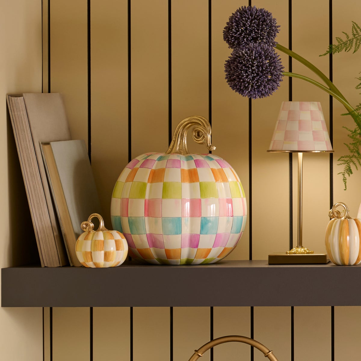 Multi Check Medium Pumpkin - Image 4