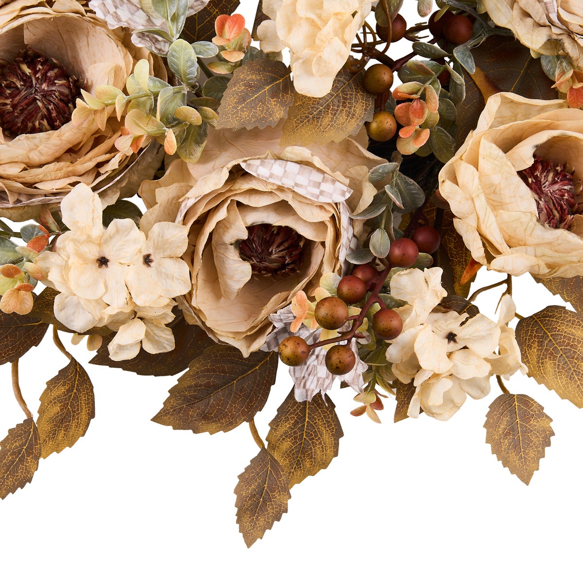 Mocha Fall Floral 26" Wreath - Image 3