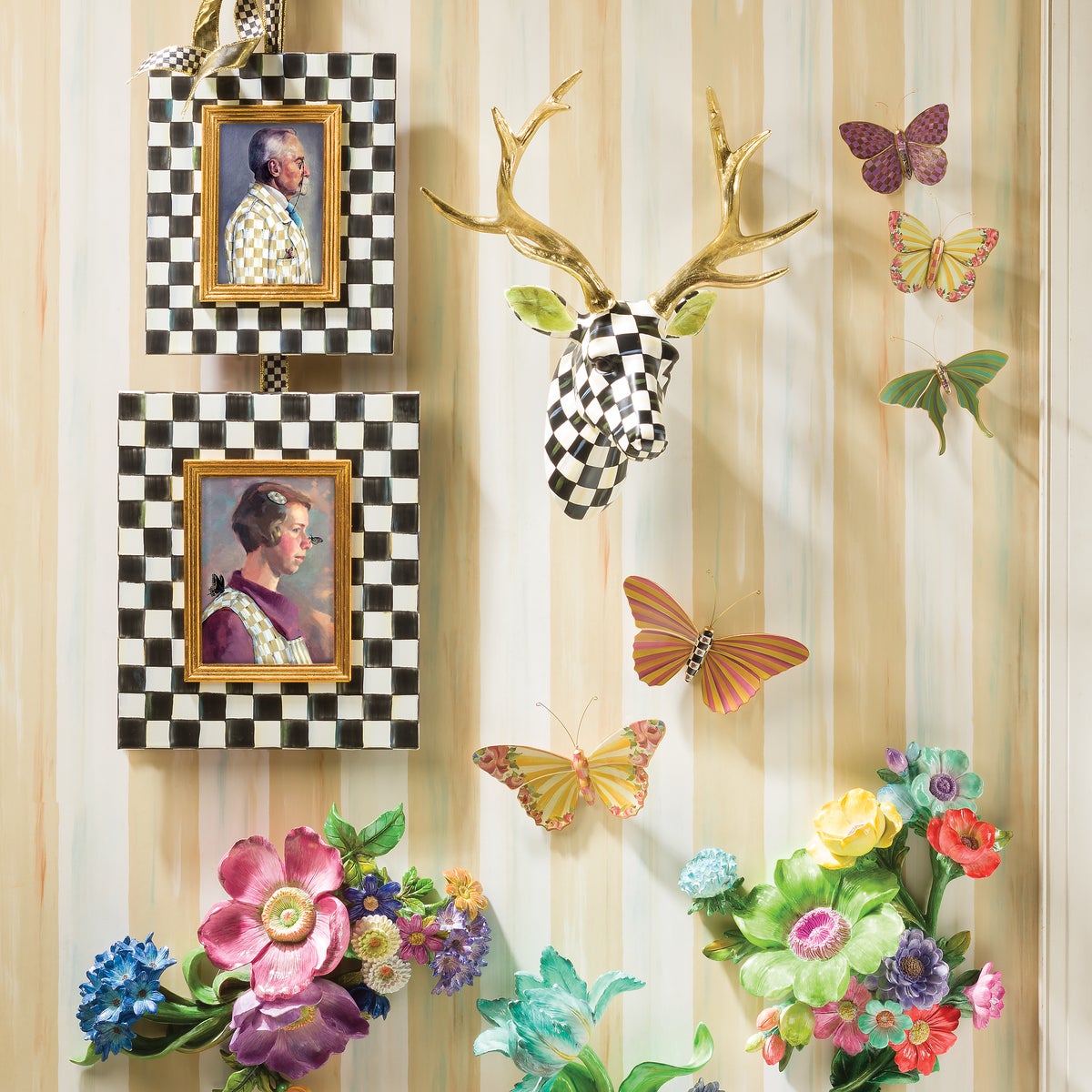 Butterfly Trio Wall Decor - Field - Image 4