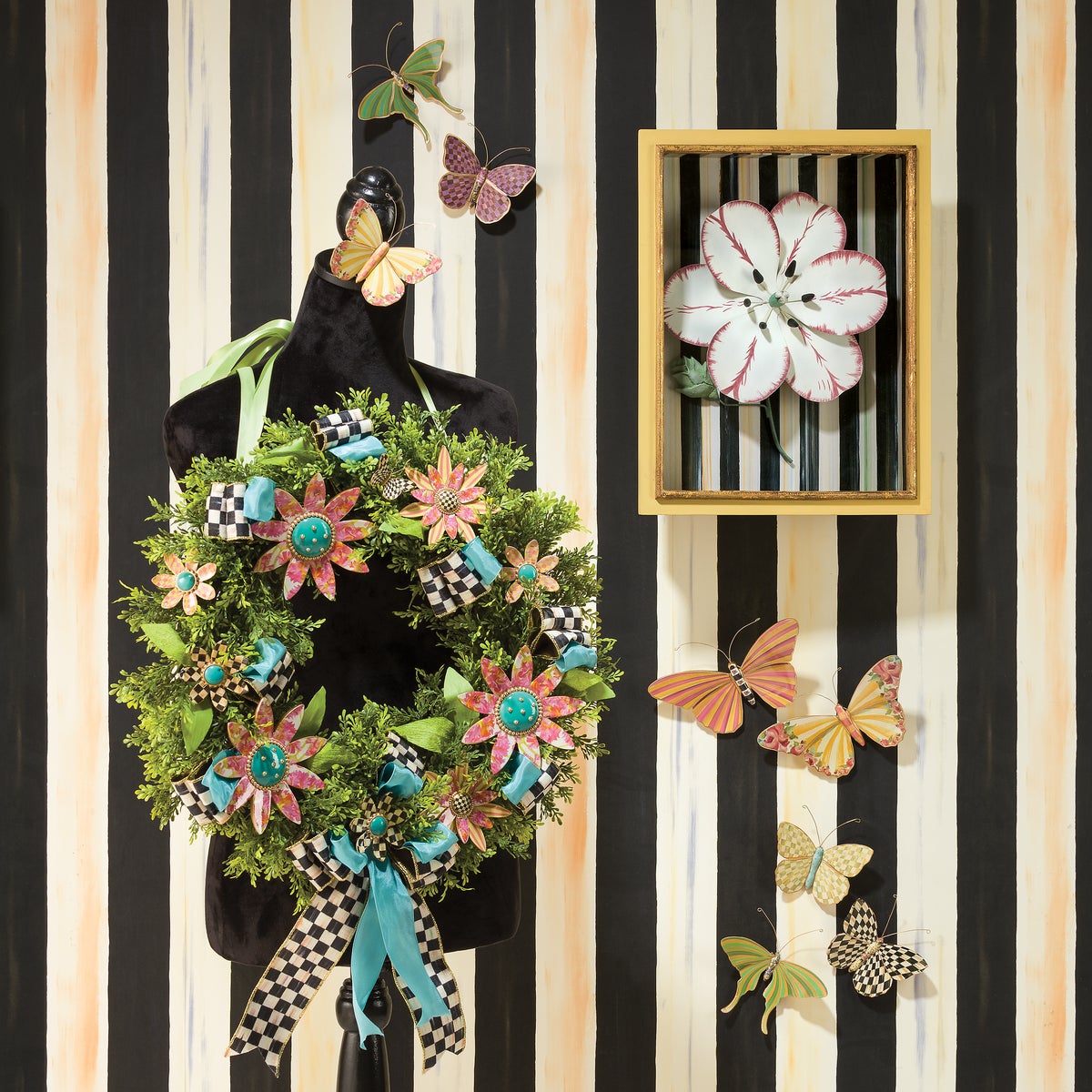 Butterfly Duo Wall Decor - Garden - Image 2
