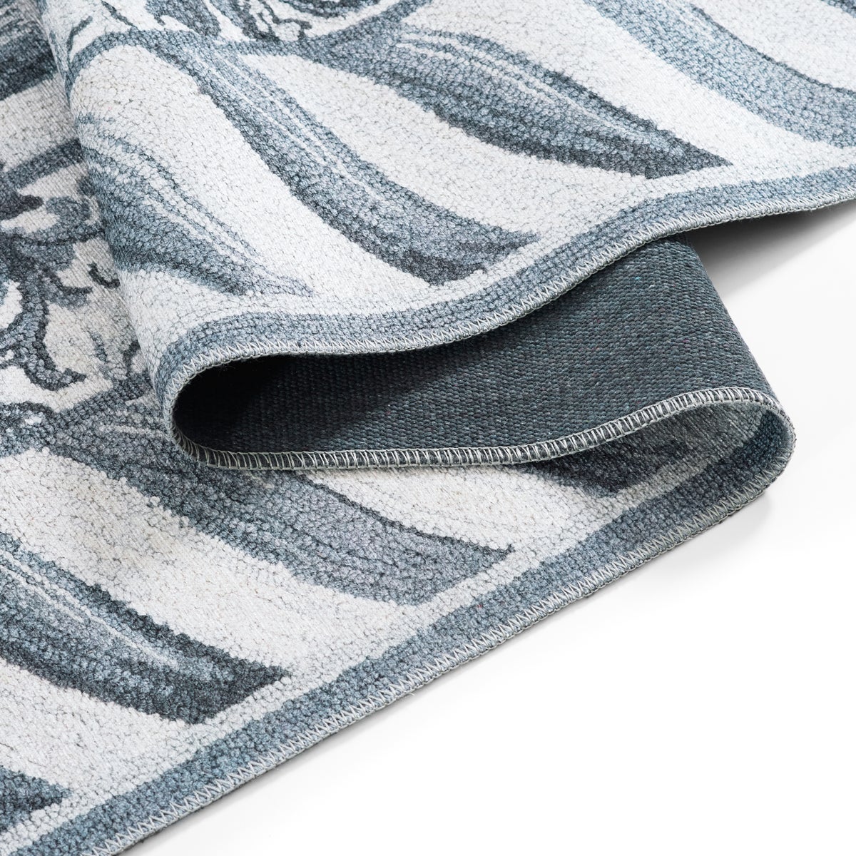 Sterling Check 5' x 7'6" Washable Rug - Image 2