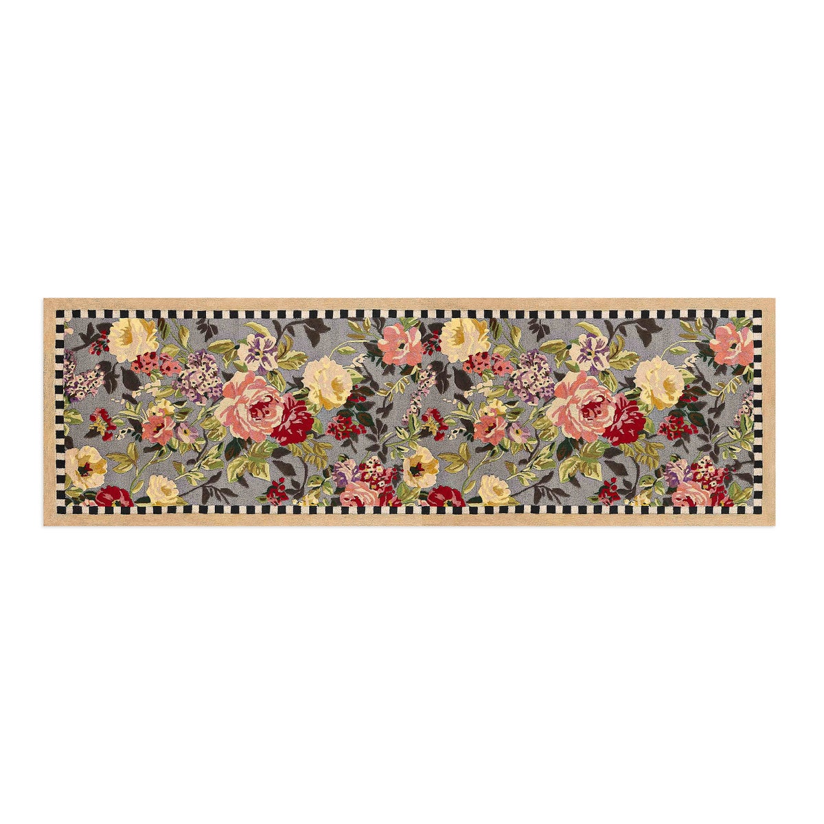 Tudor Rose 2'6" x 8' Washable Runner