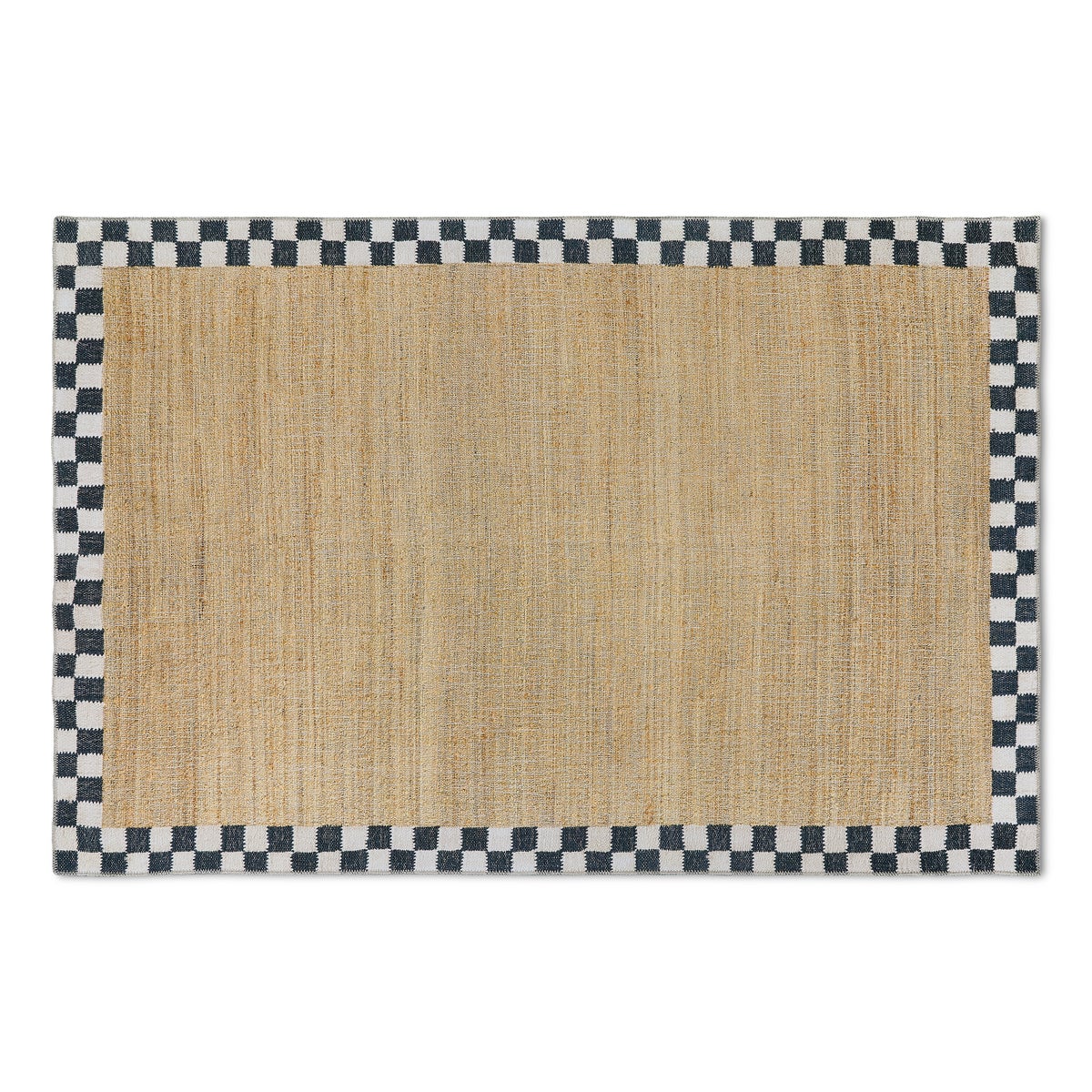 Naturals Check 5' x 7'6" Washable Rug
