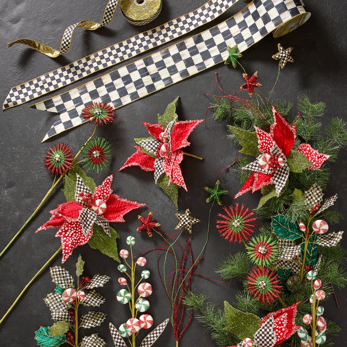 Courtly Check 2" Ribbon - Image 2