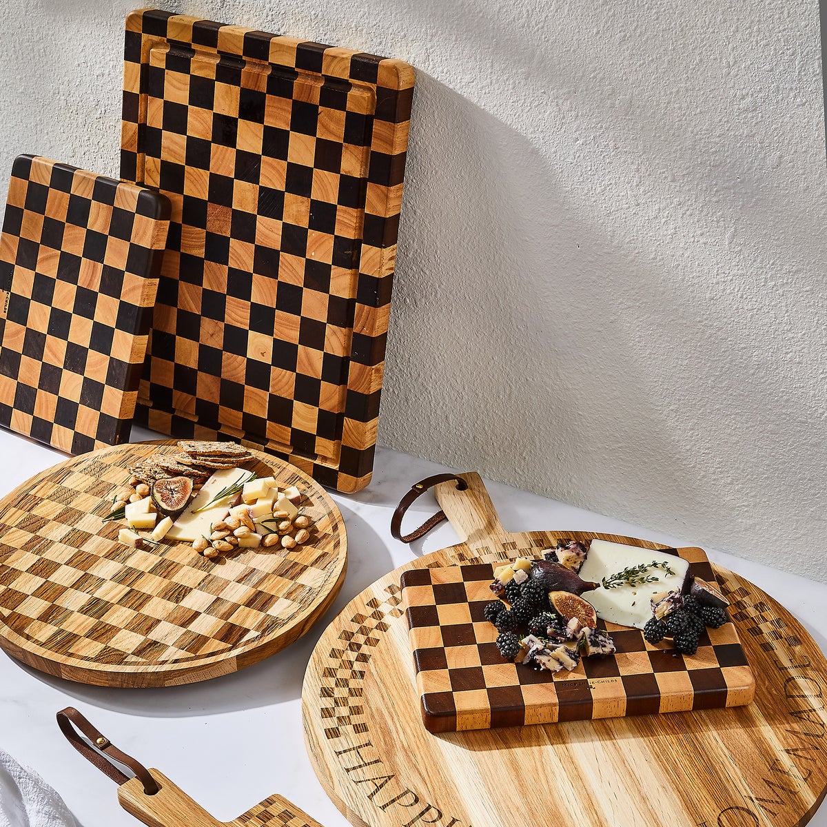Check Cheese Board Set - Image 2