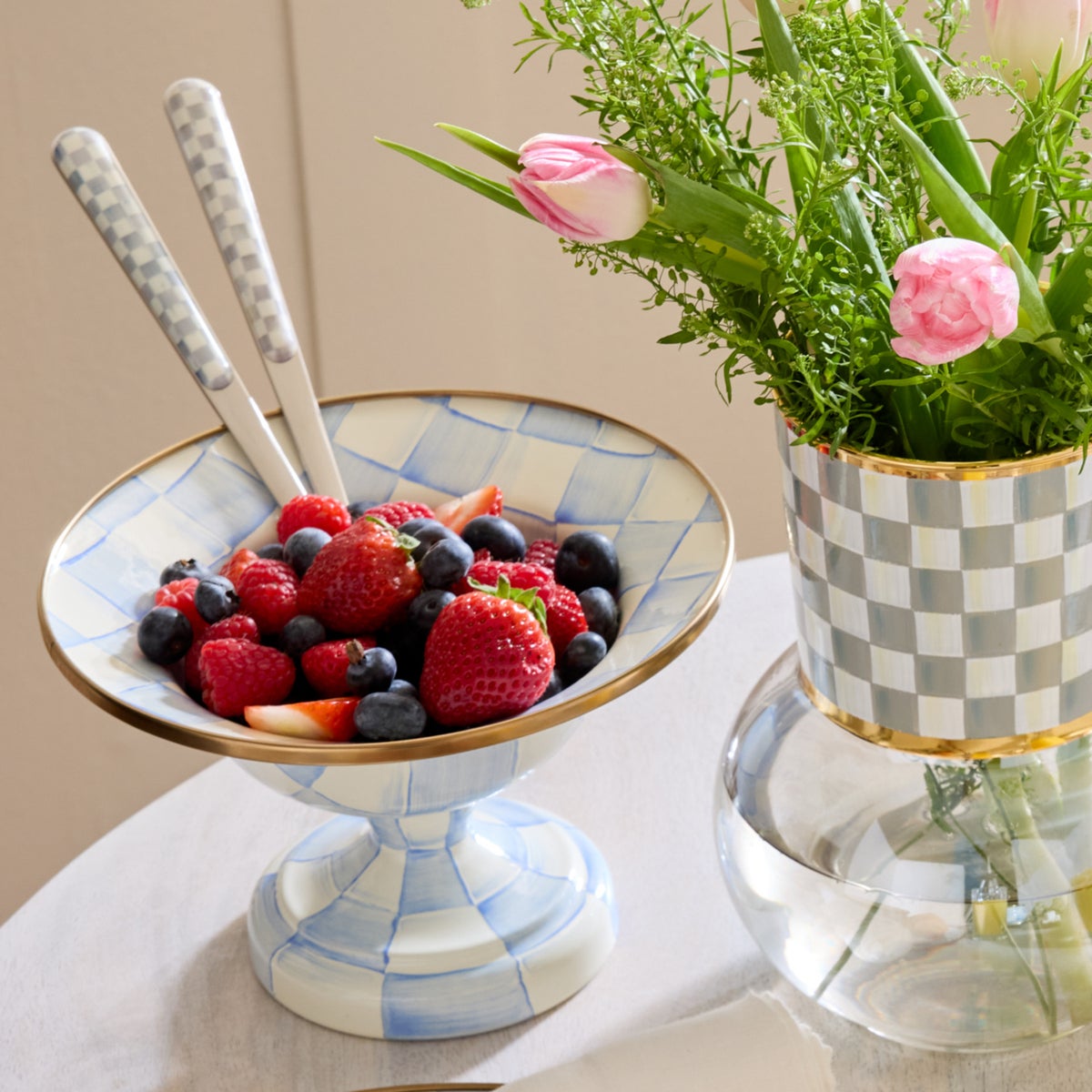 Sterling Check Bistro Salad Serving Set - Image 4