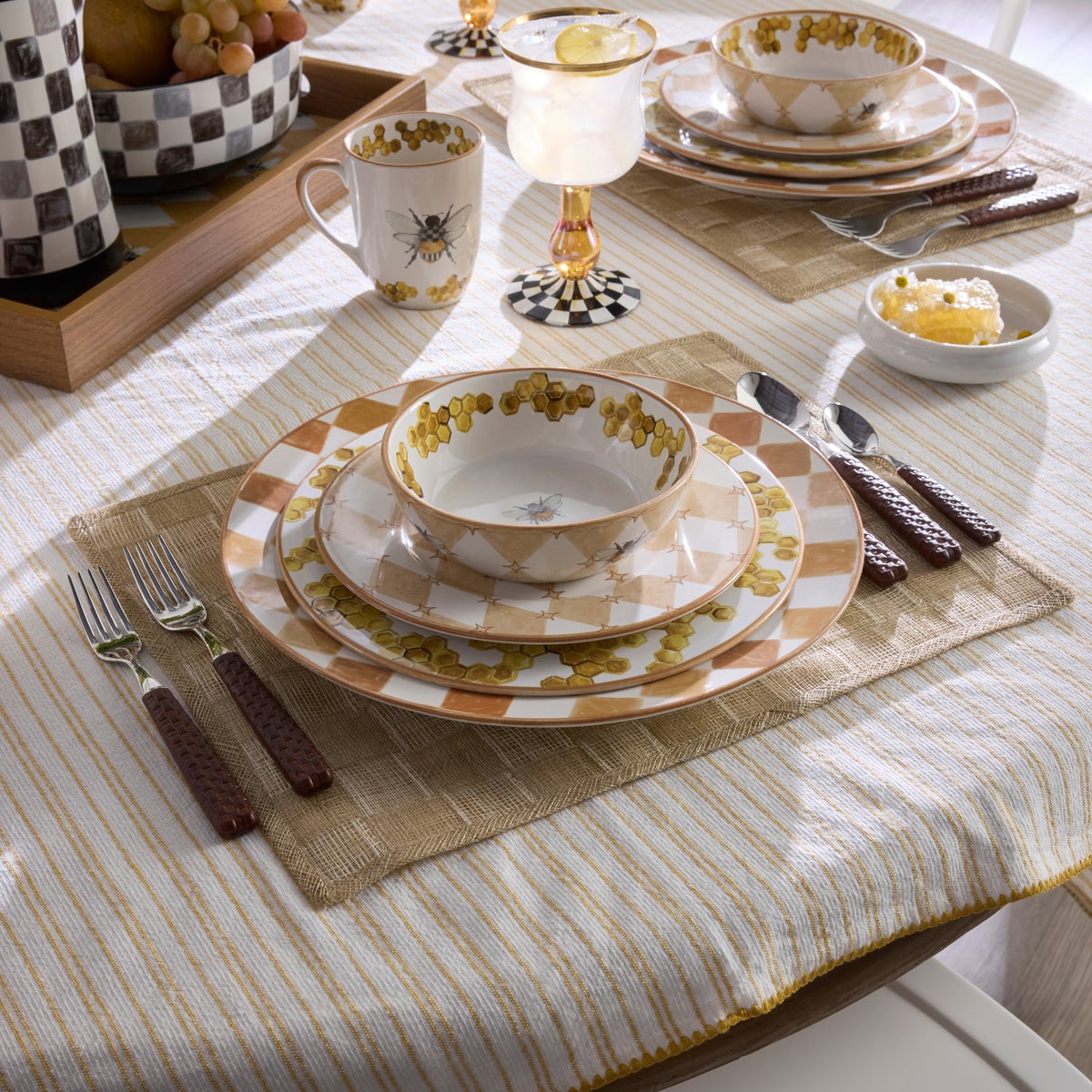 Everyday Leather 5-Piece Place Setting - Image 7
