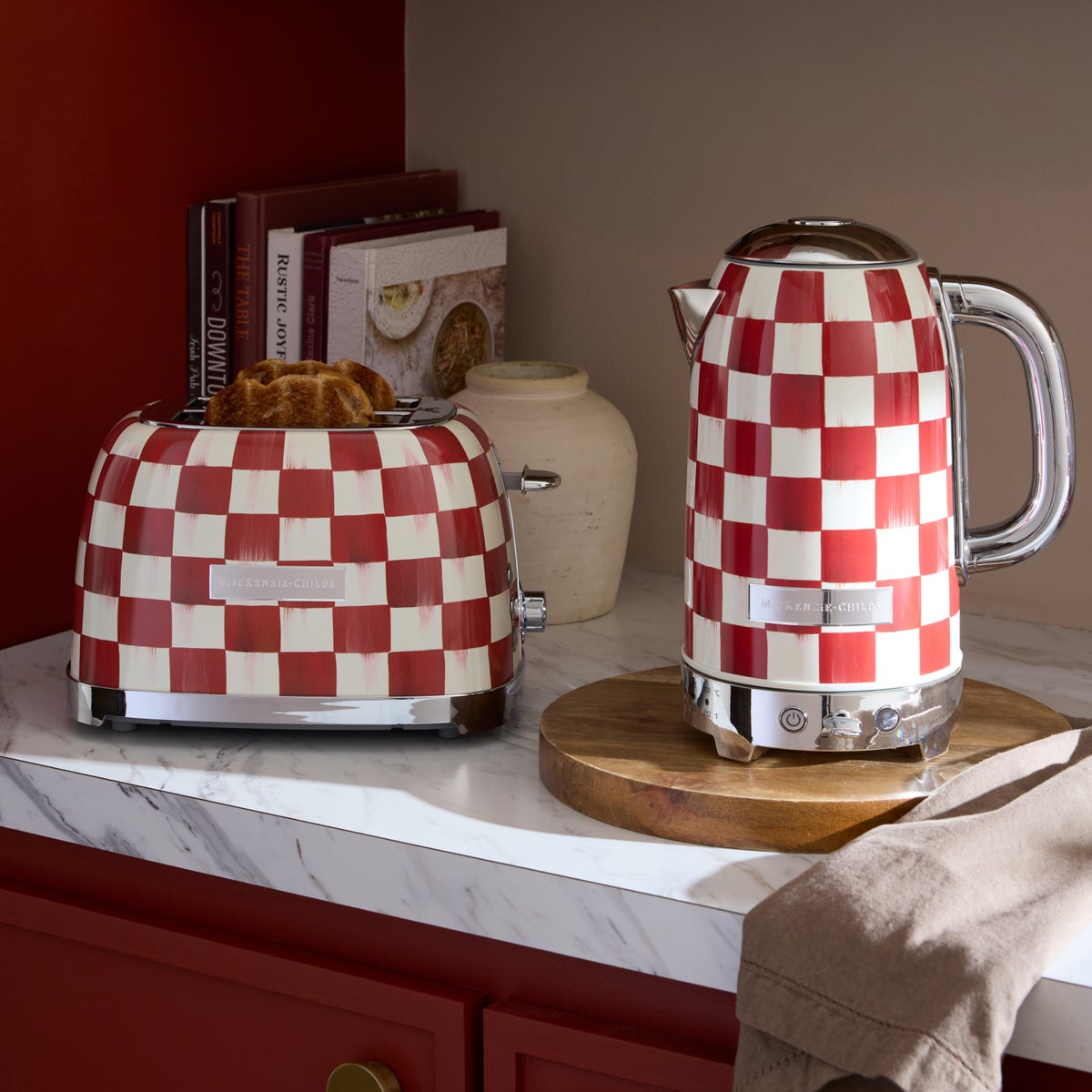 Cherry Check 2-Slice Toaster - Image 2