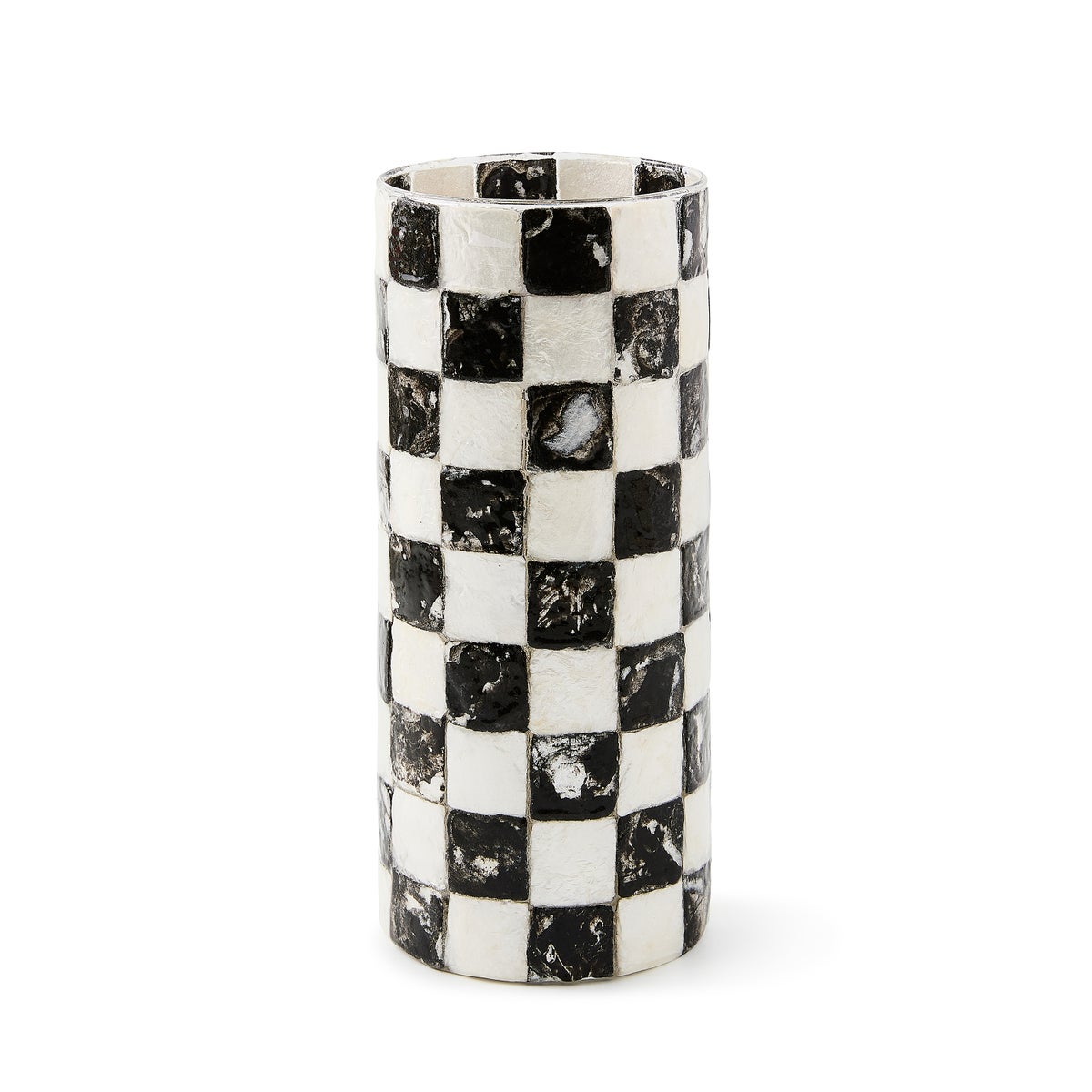 Courtly Check Capiz Vase
