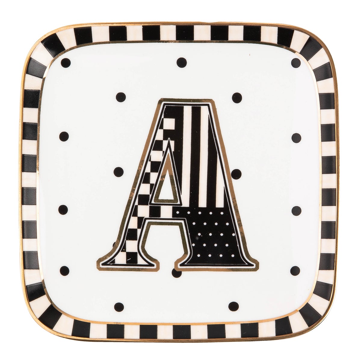 Monogram Dish - A