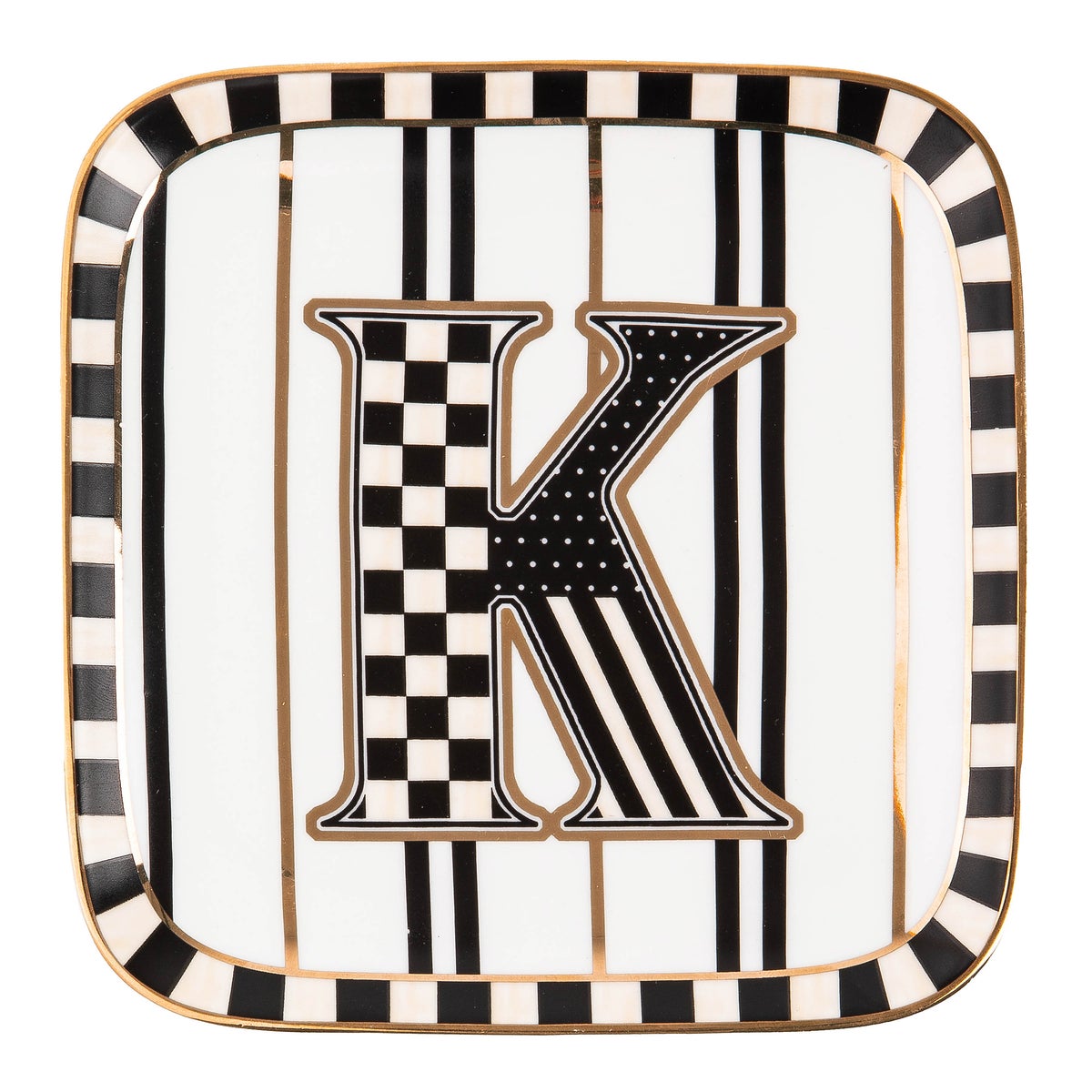 Monogram Dish - K