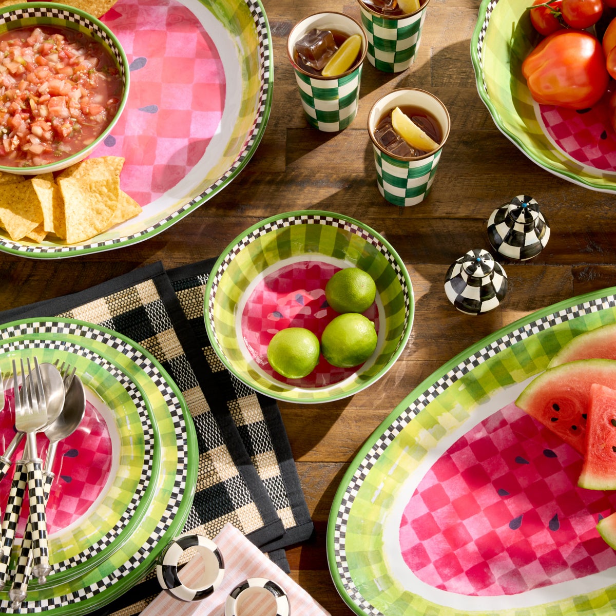 Watermelon Melamine Small Bowls, Set of 4 - Image 2