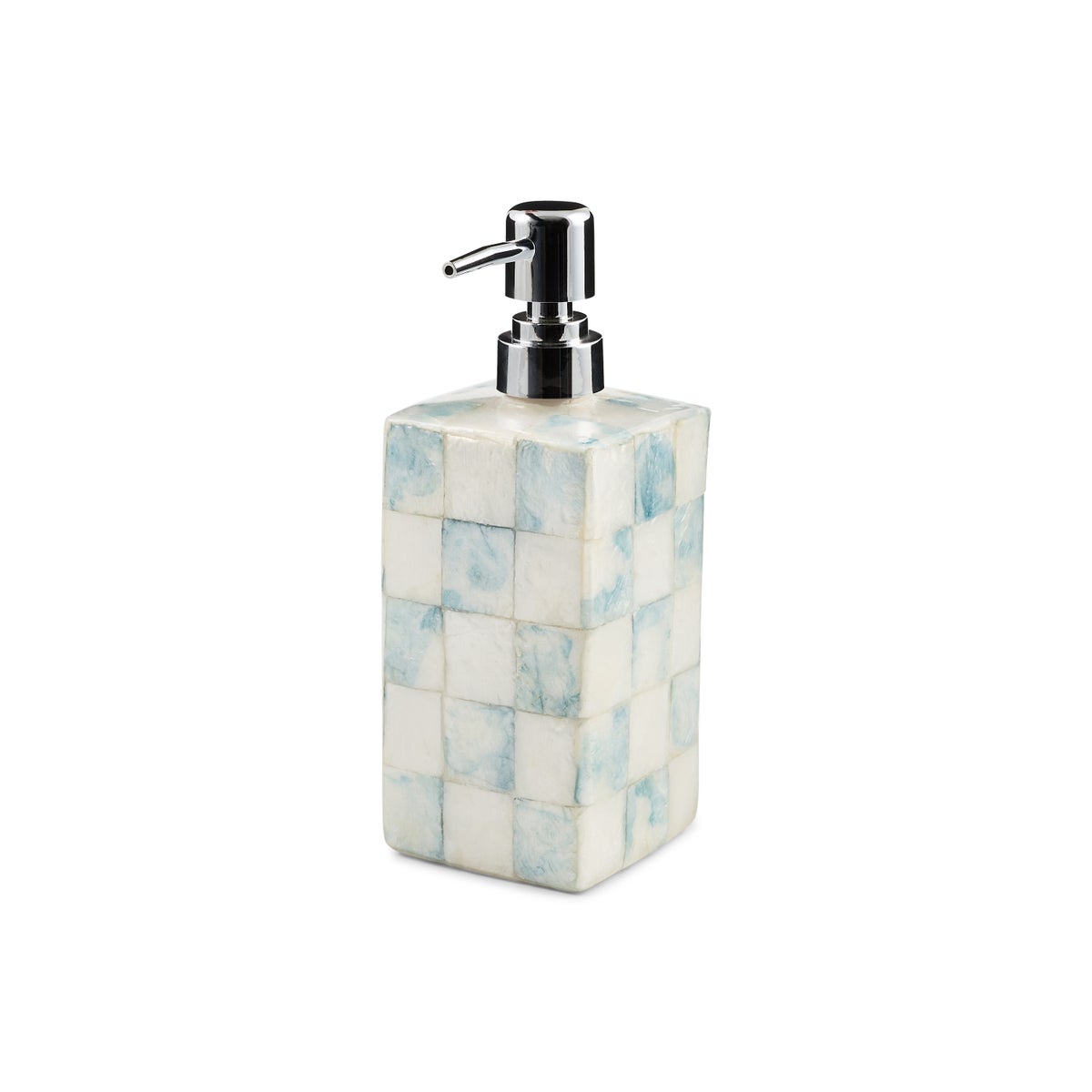 Sky Check Capiz Soap Pump