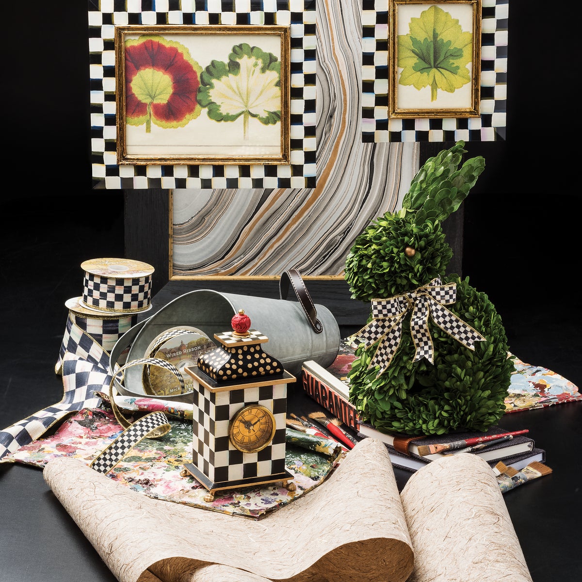 Courtly Check Desk Clock - Image 5