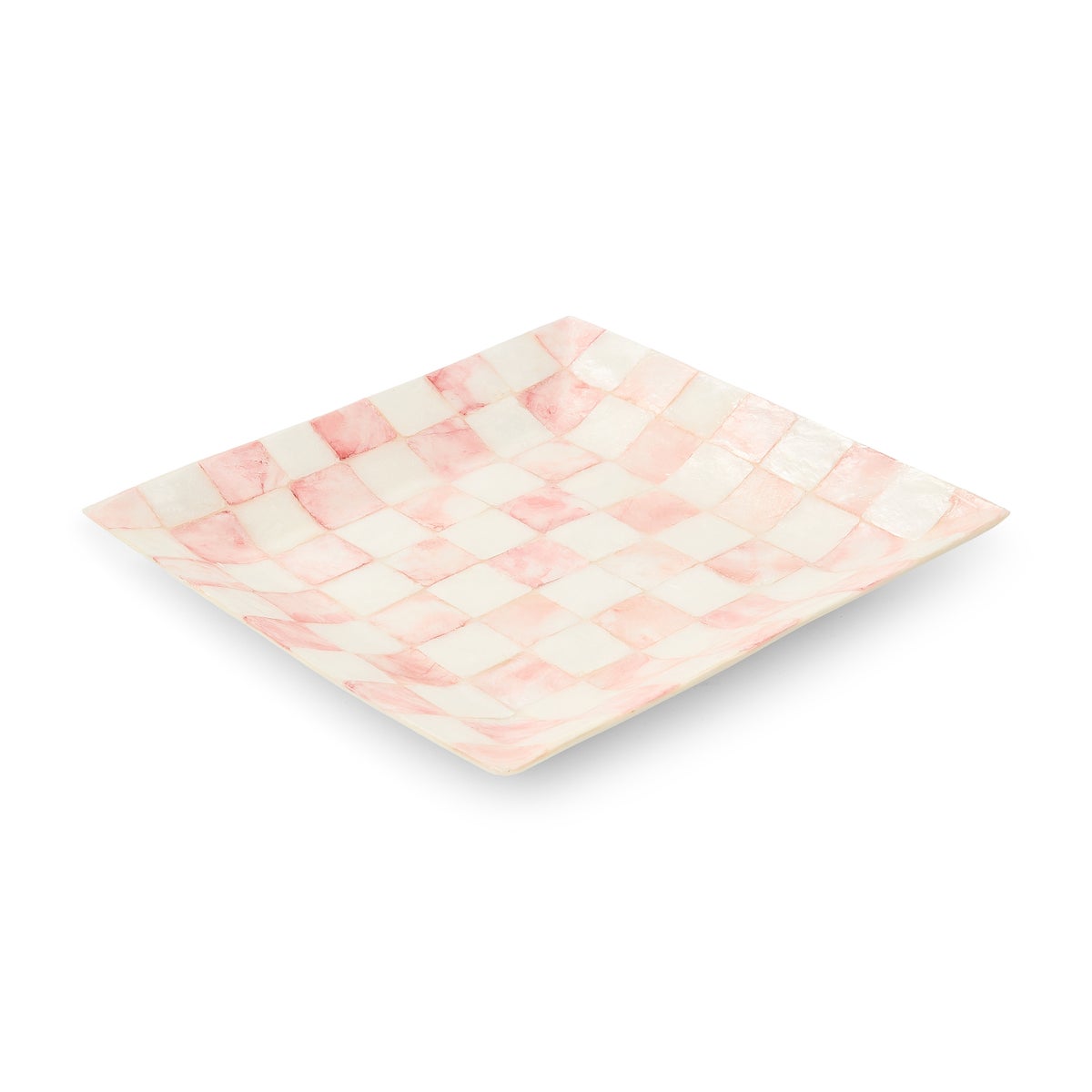 Rosy Check Capiz Catchall Tray - Image 2