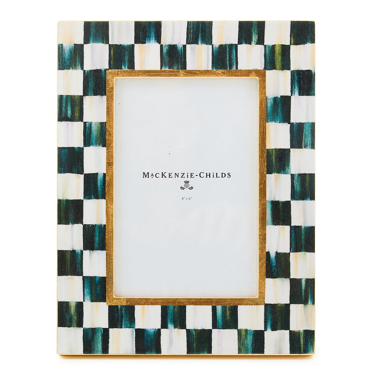 Courtly Check Lacquer 4" x 6" Frame